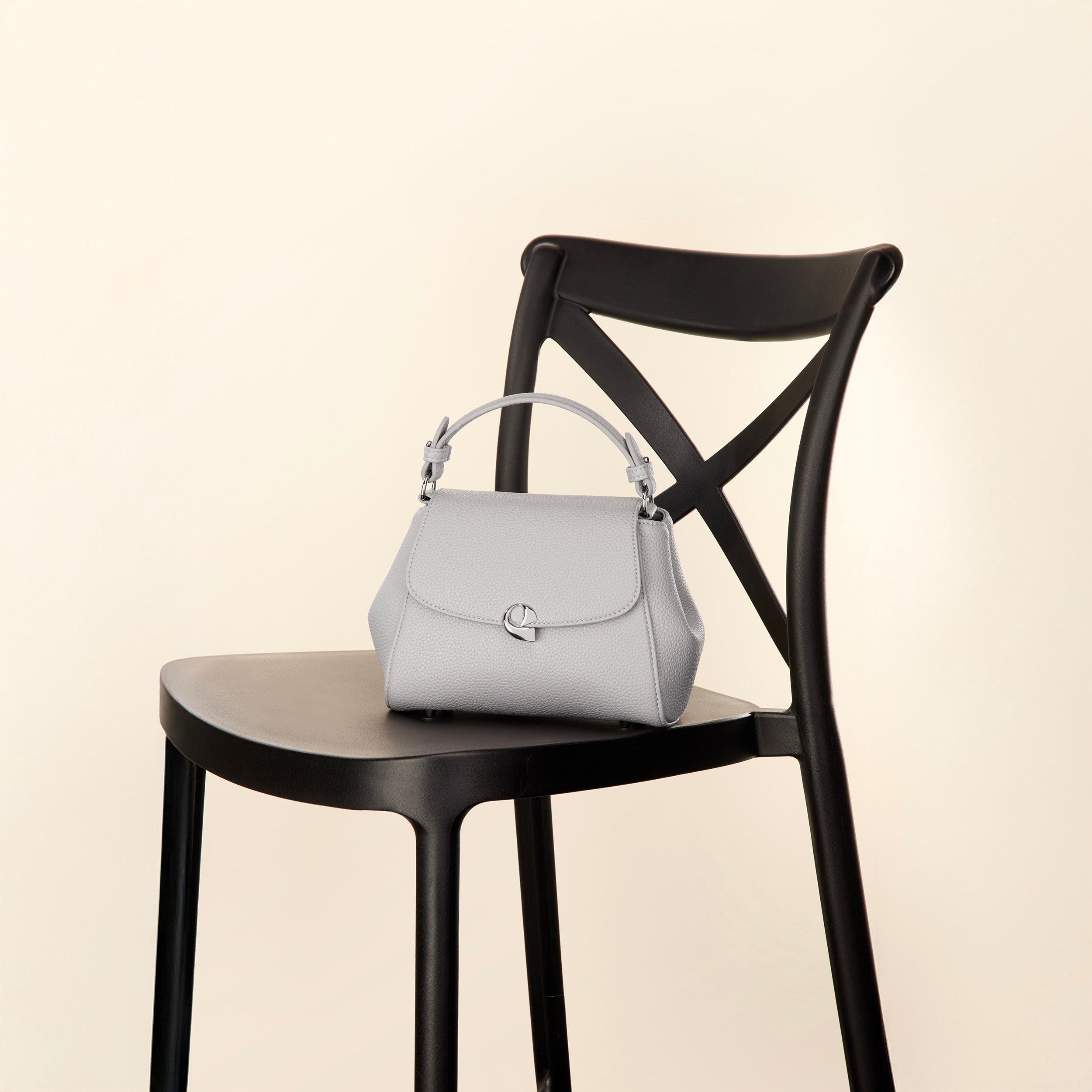 Sac Aura précieuse - gris perle