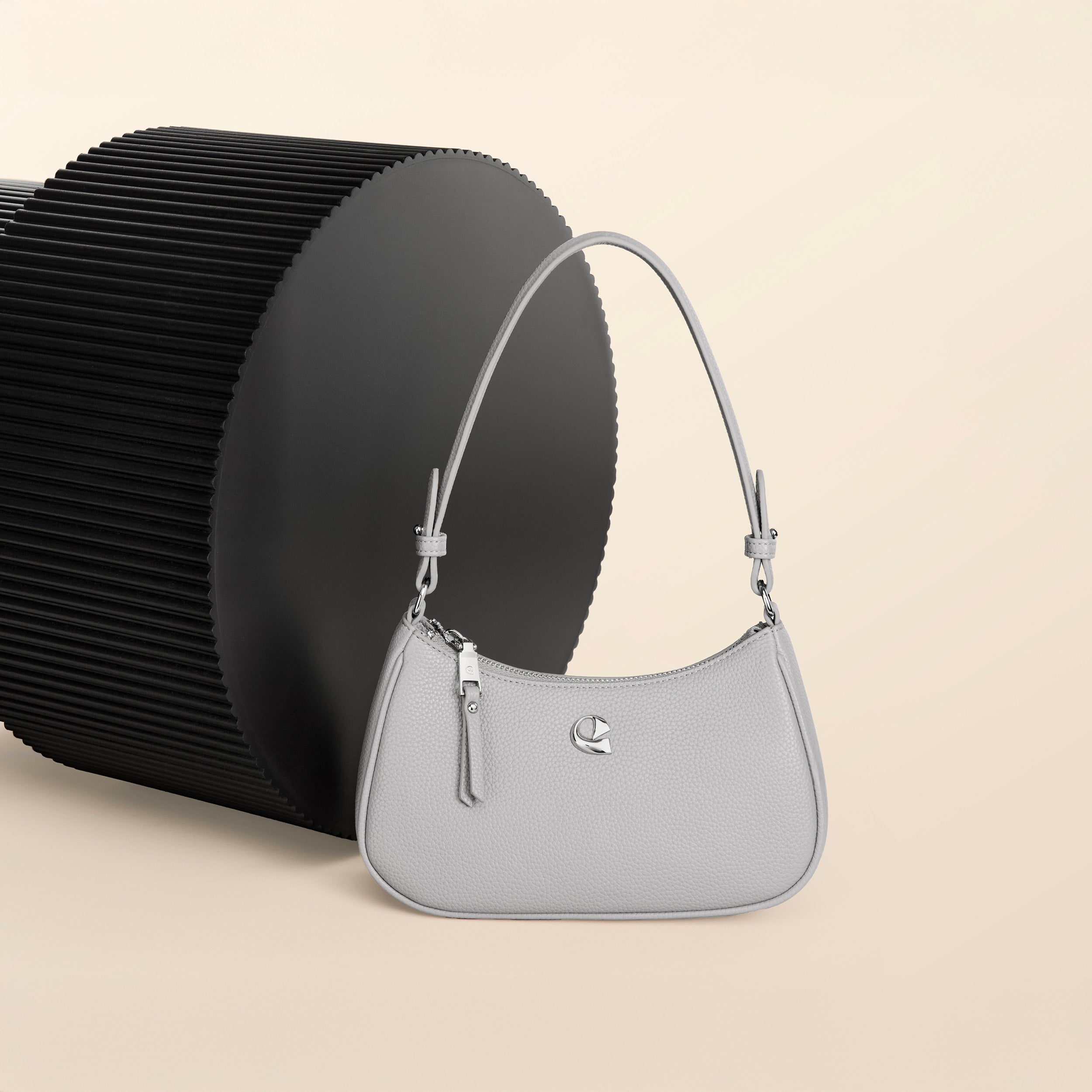 Sac Lune - gris perle