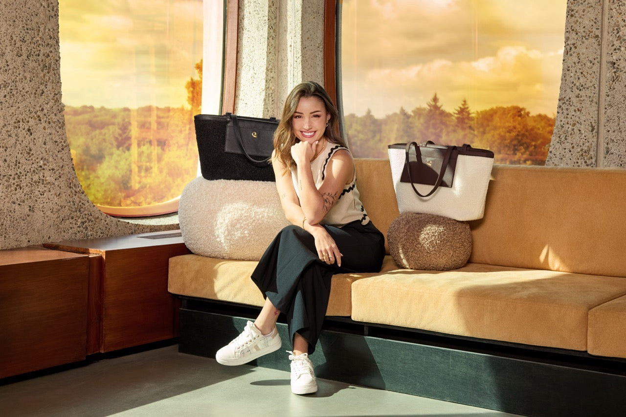 Sac Éclipse nuage ivoire & marron