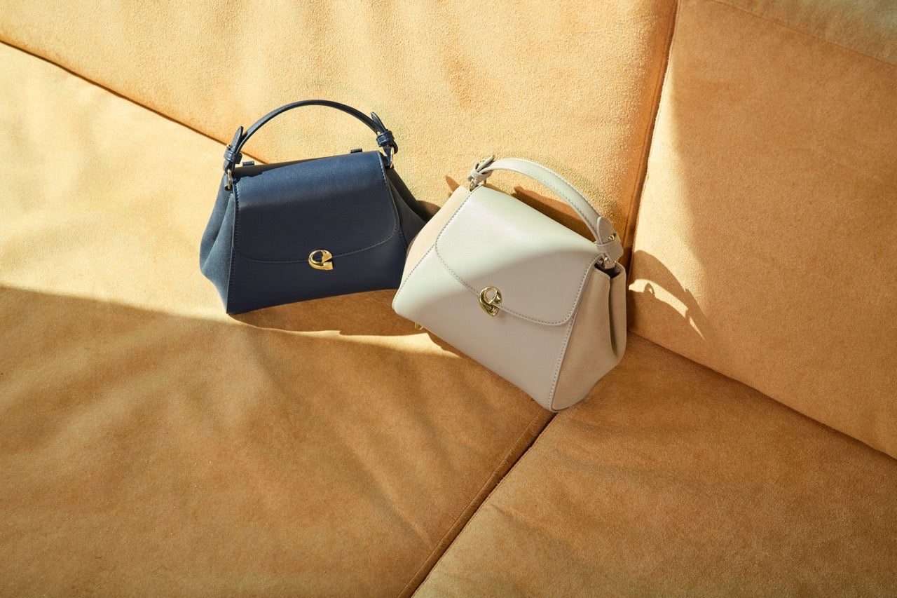 Sac Aura précieuse suede sable