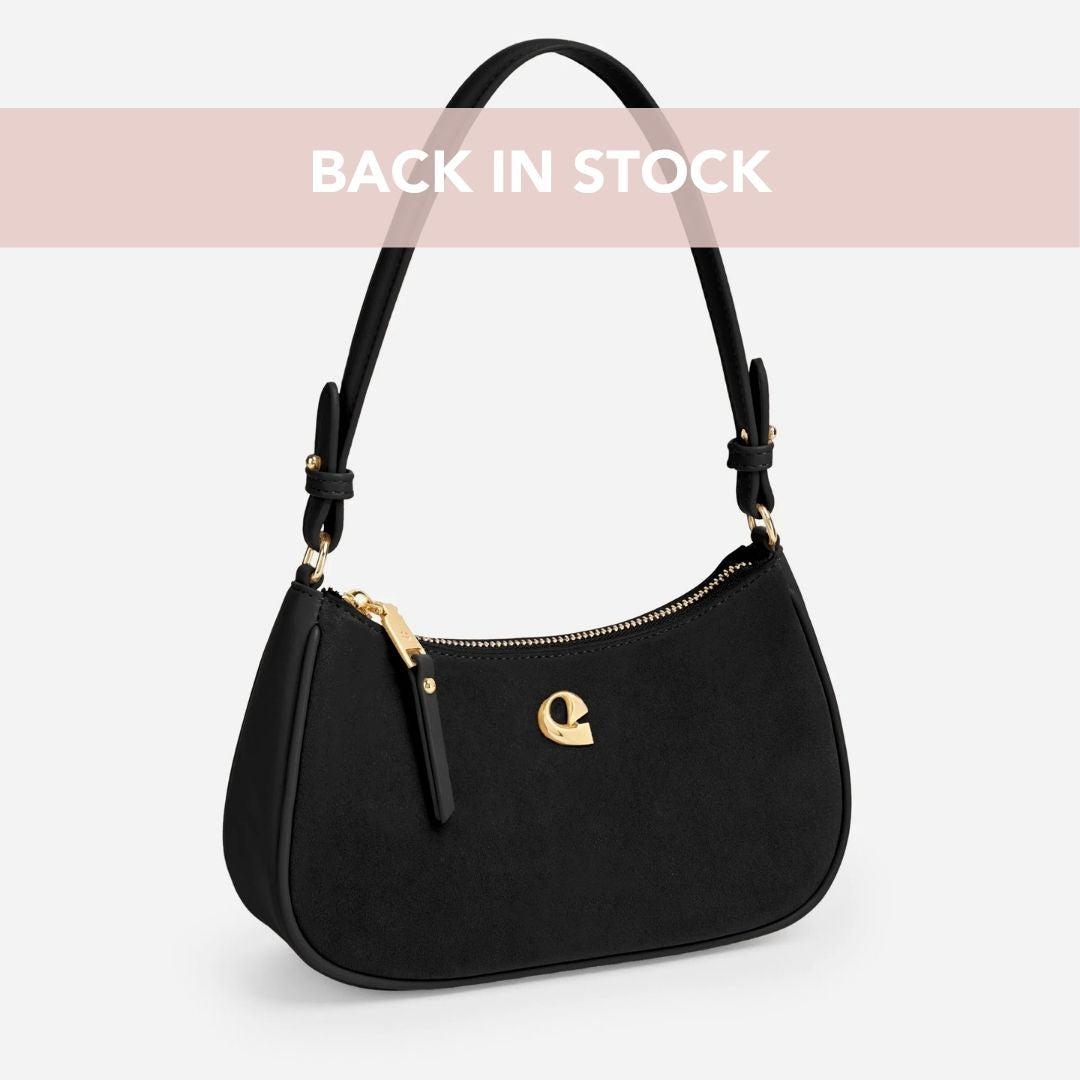 Sac Lune - suede noir