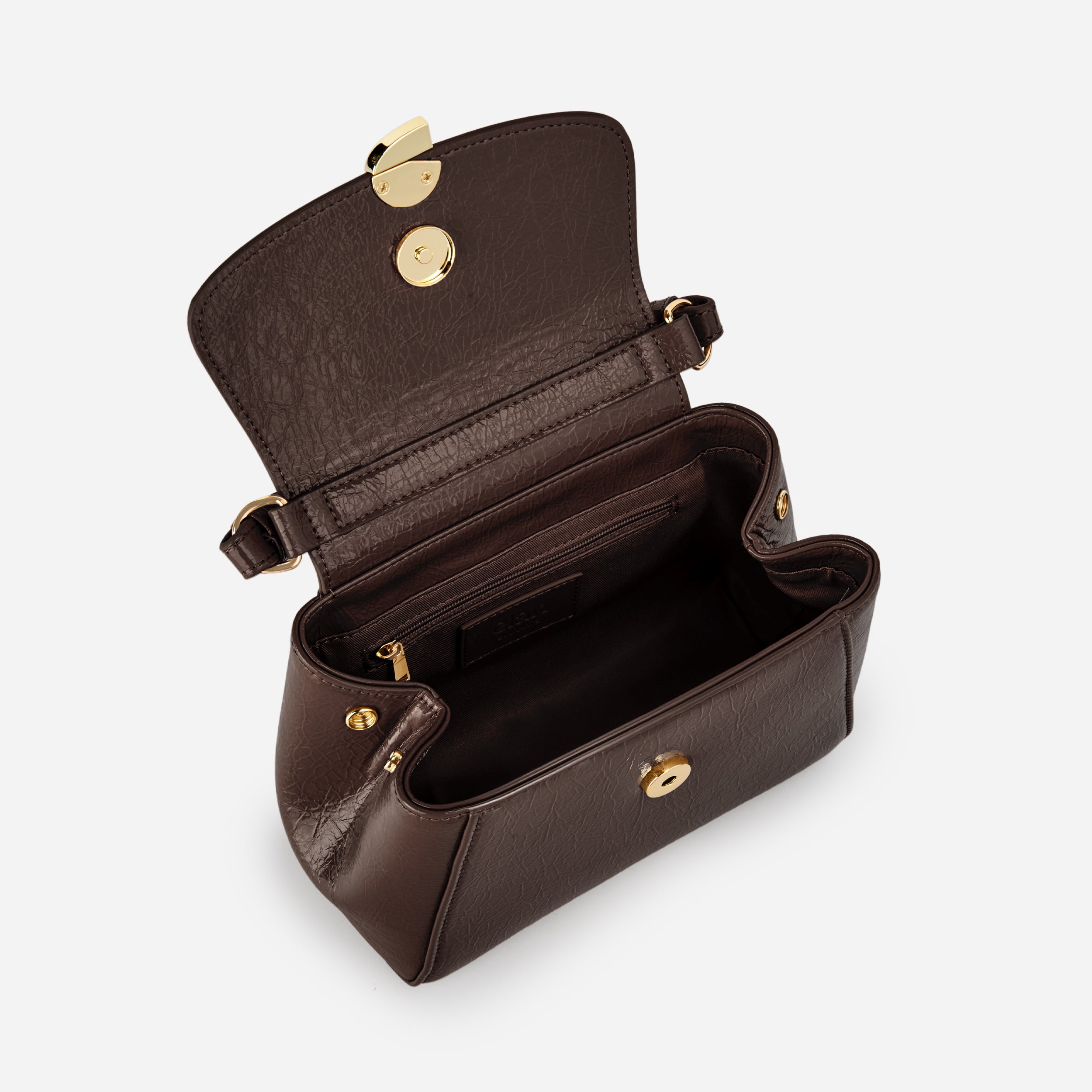 Sac Aura précieuse naplack châtaigne