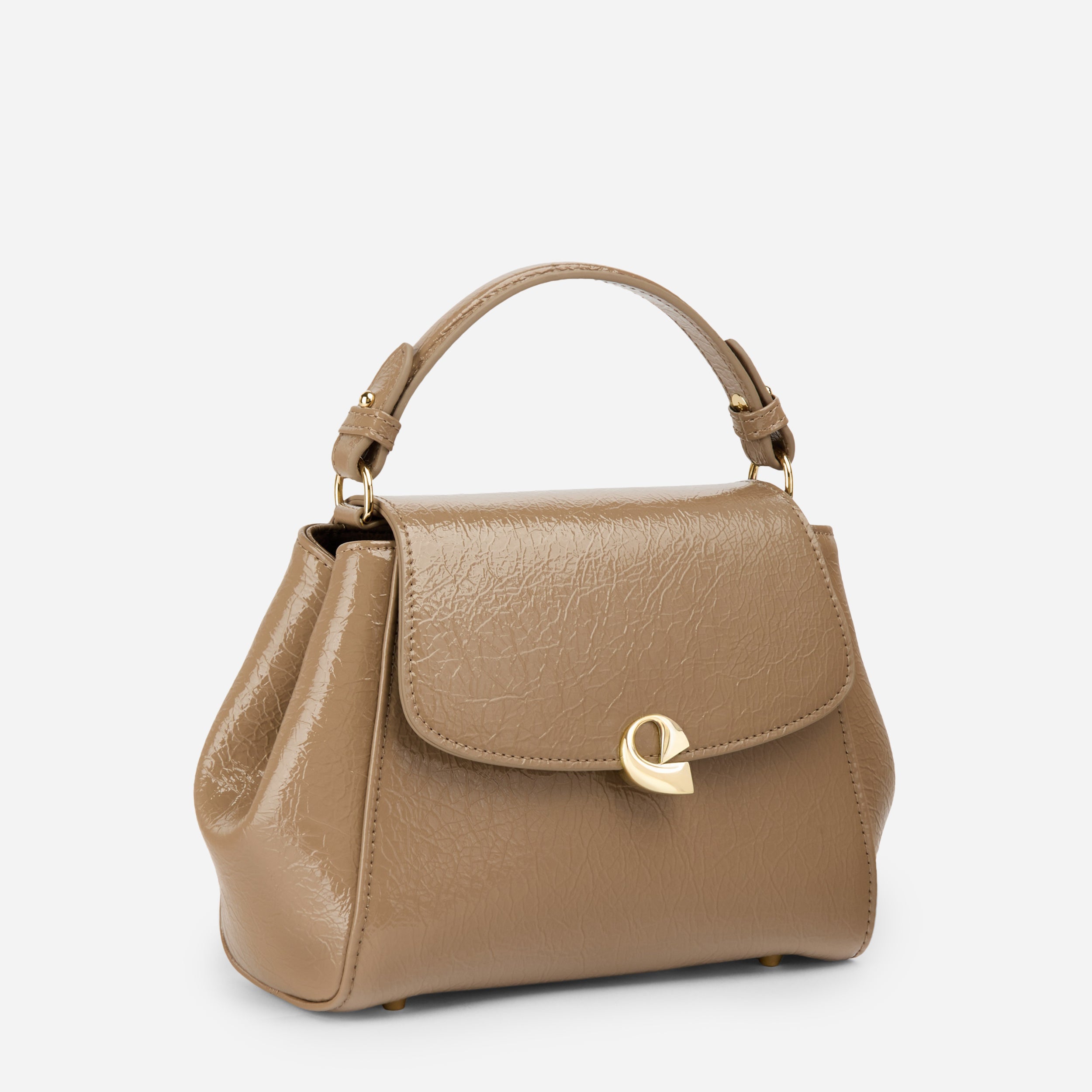 Sac Aura précieuse naplack caramel