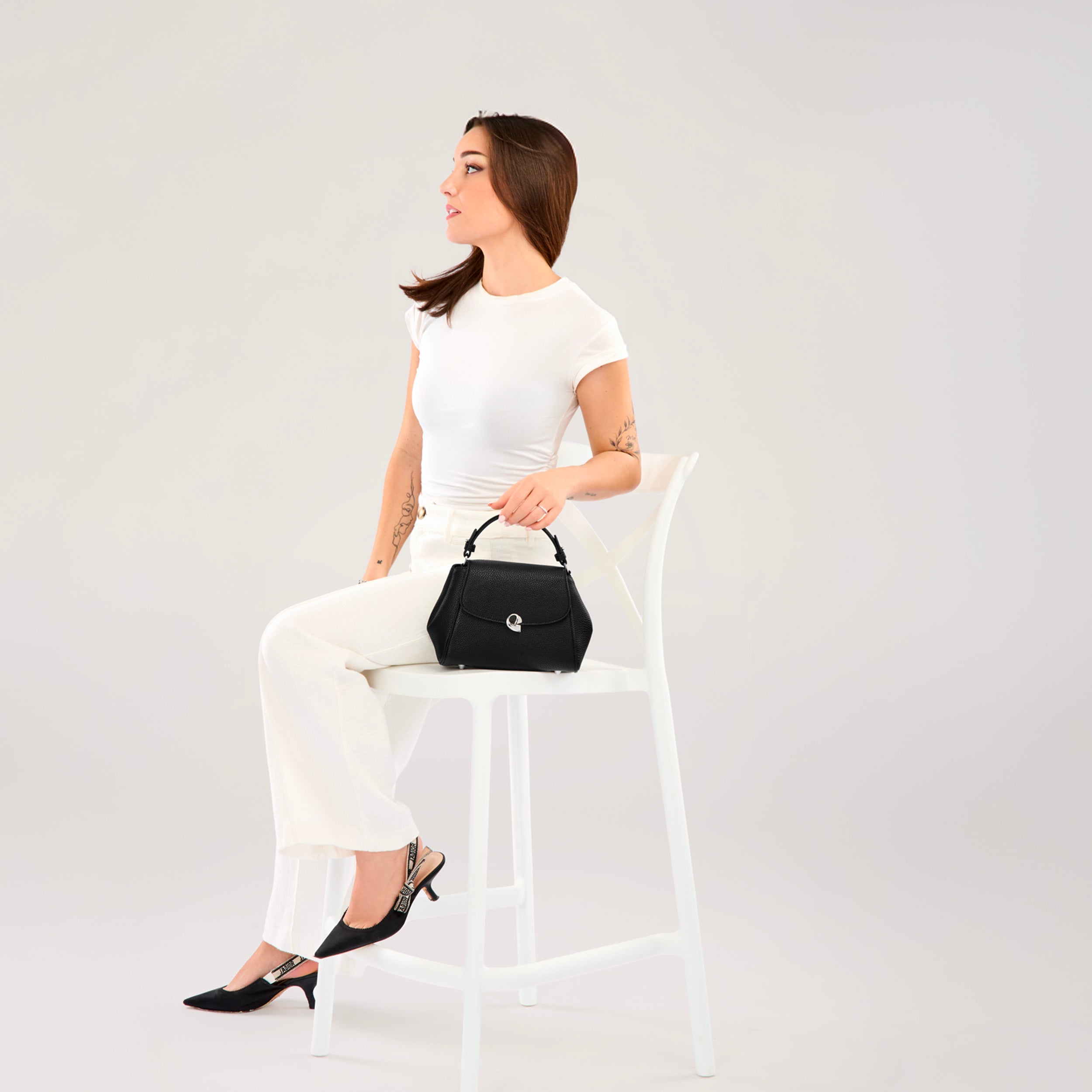 Sac Aura précieuse - noir argenté