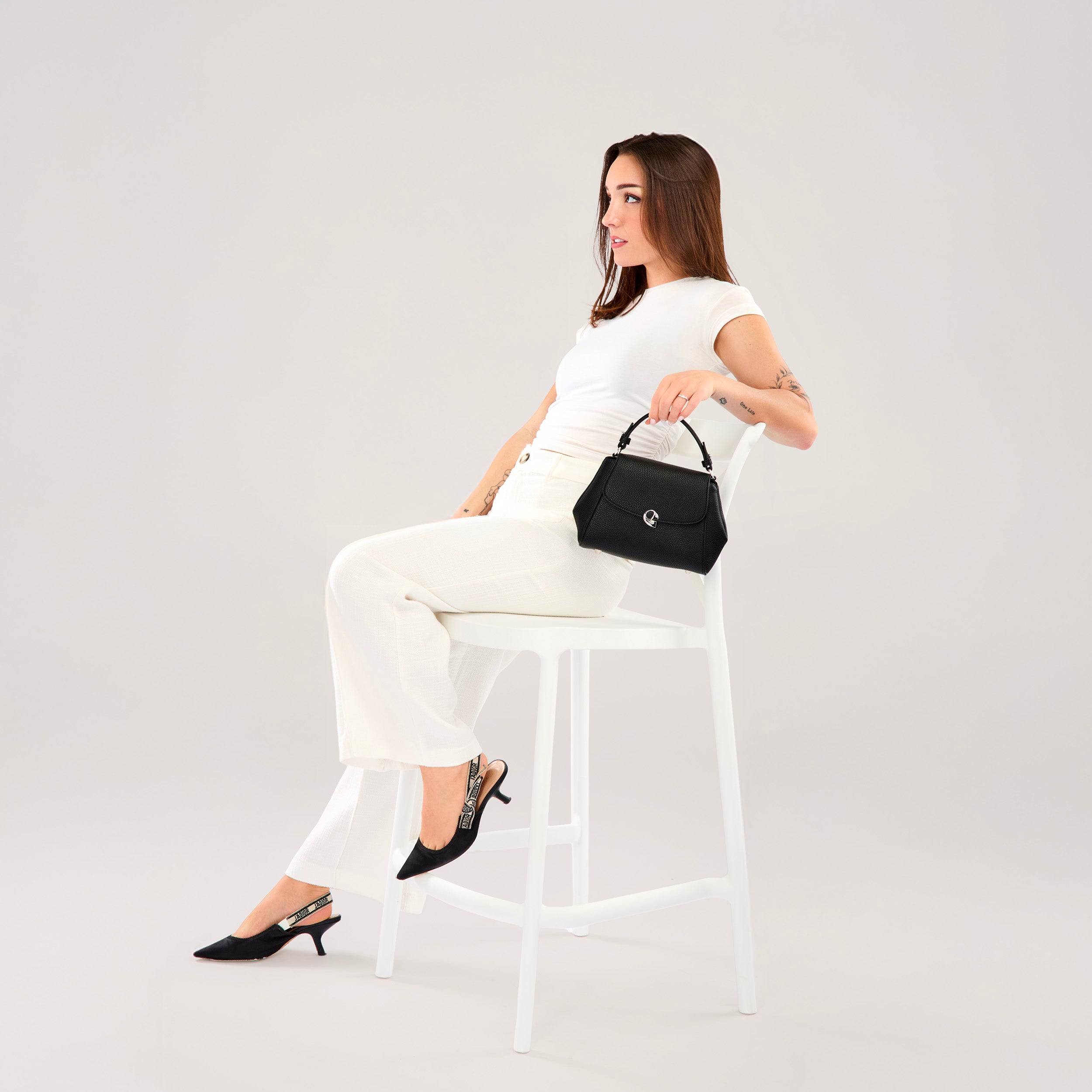 Sac Aura précieuse - noir argenté