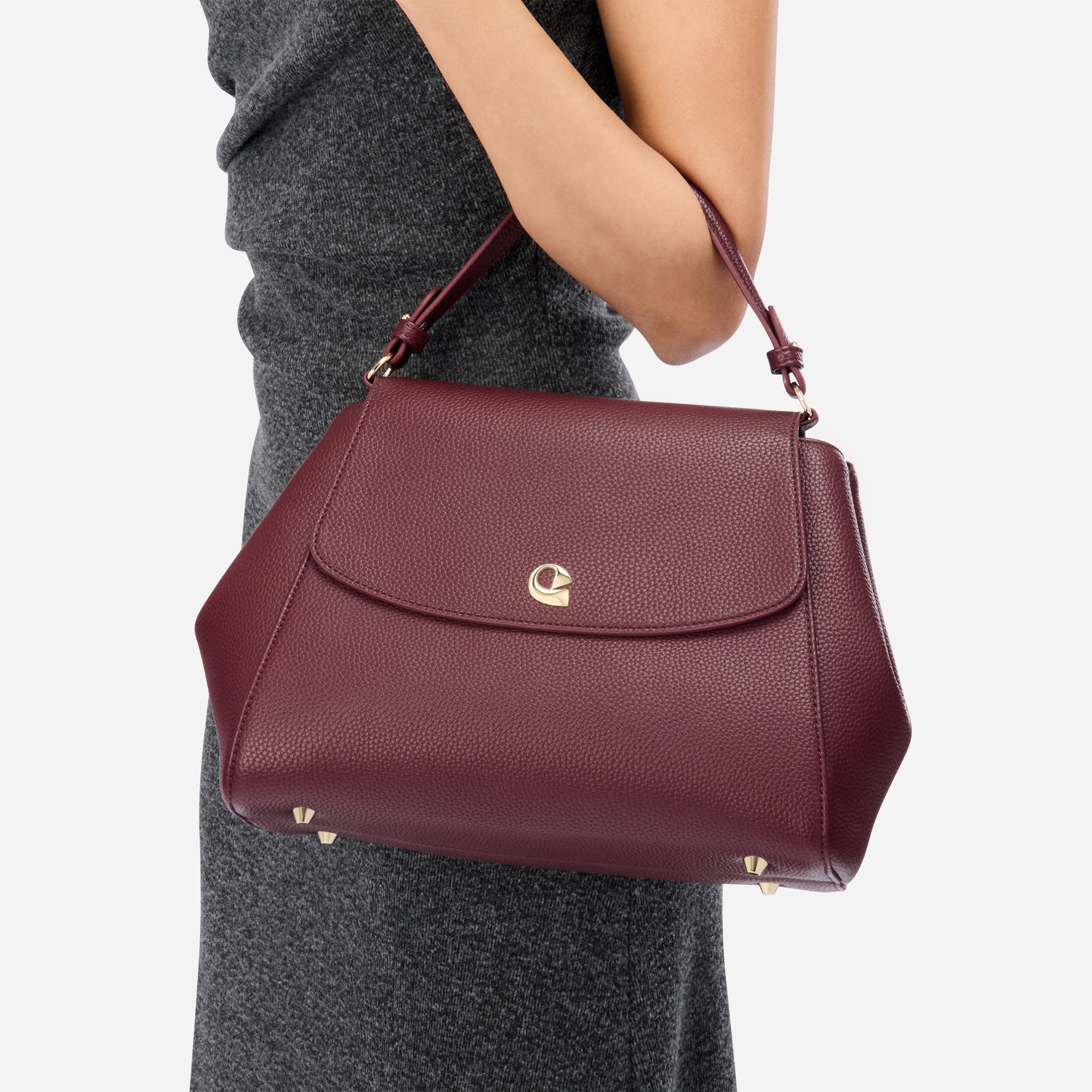Sac Aura spacieuse - burgundy