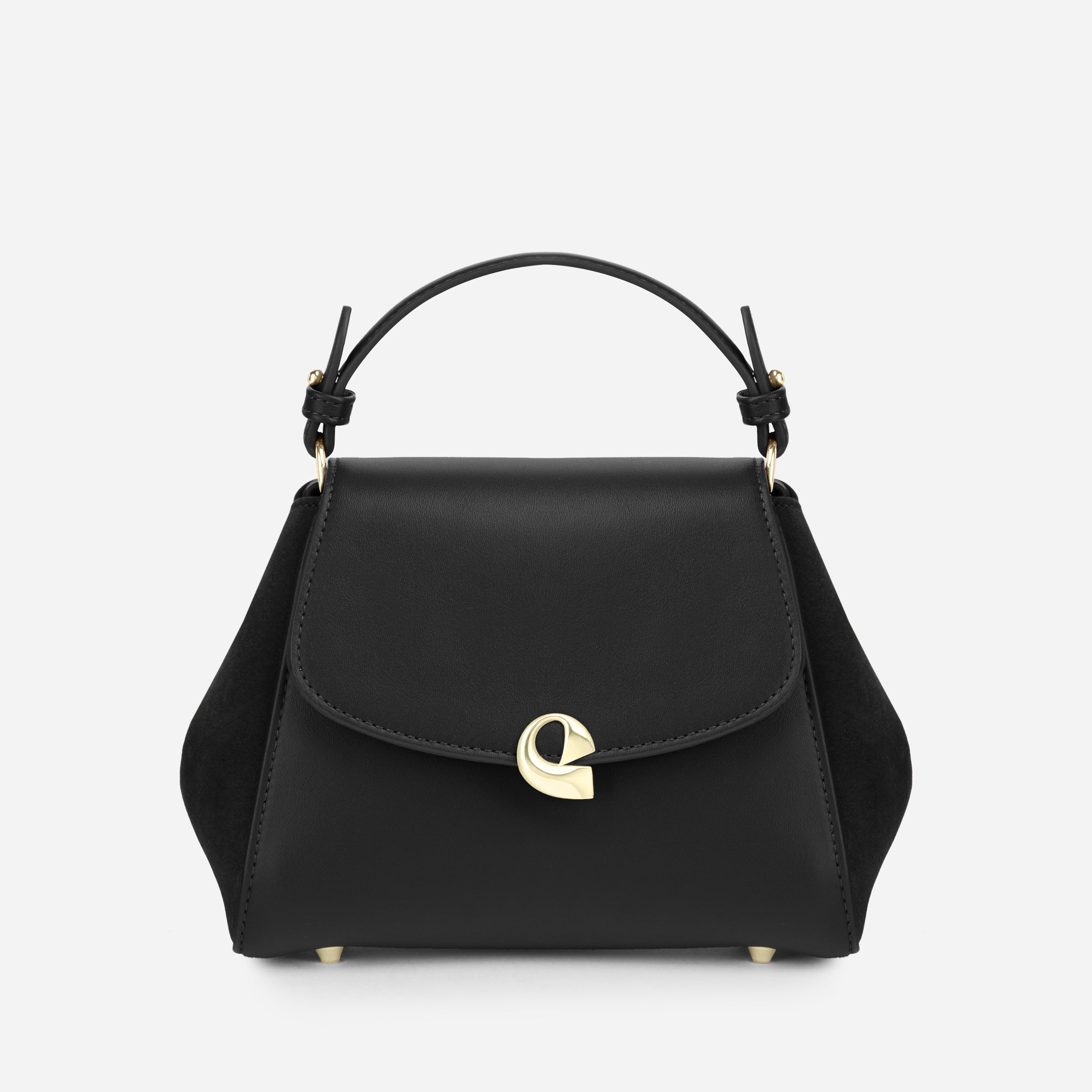 Sac Aura précieuse suede noir