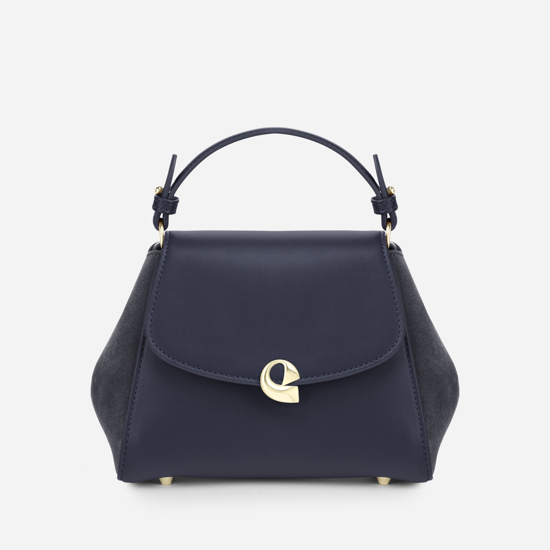 Sac Aura précieuse suede navy