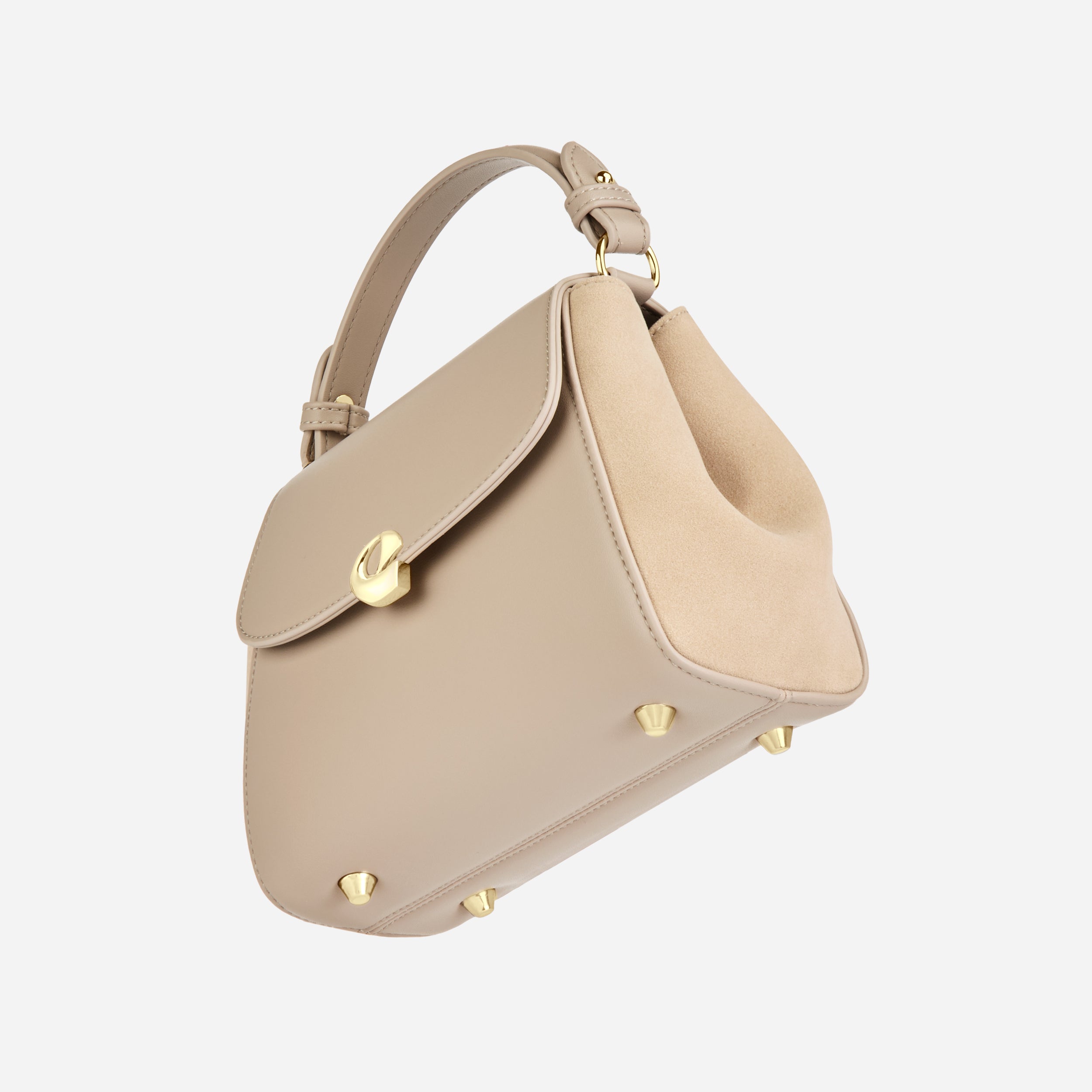 Sac Aura précieuse suede sable