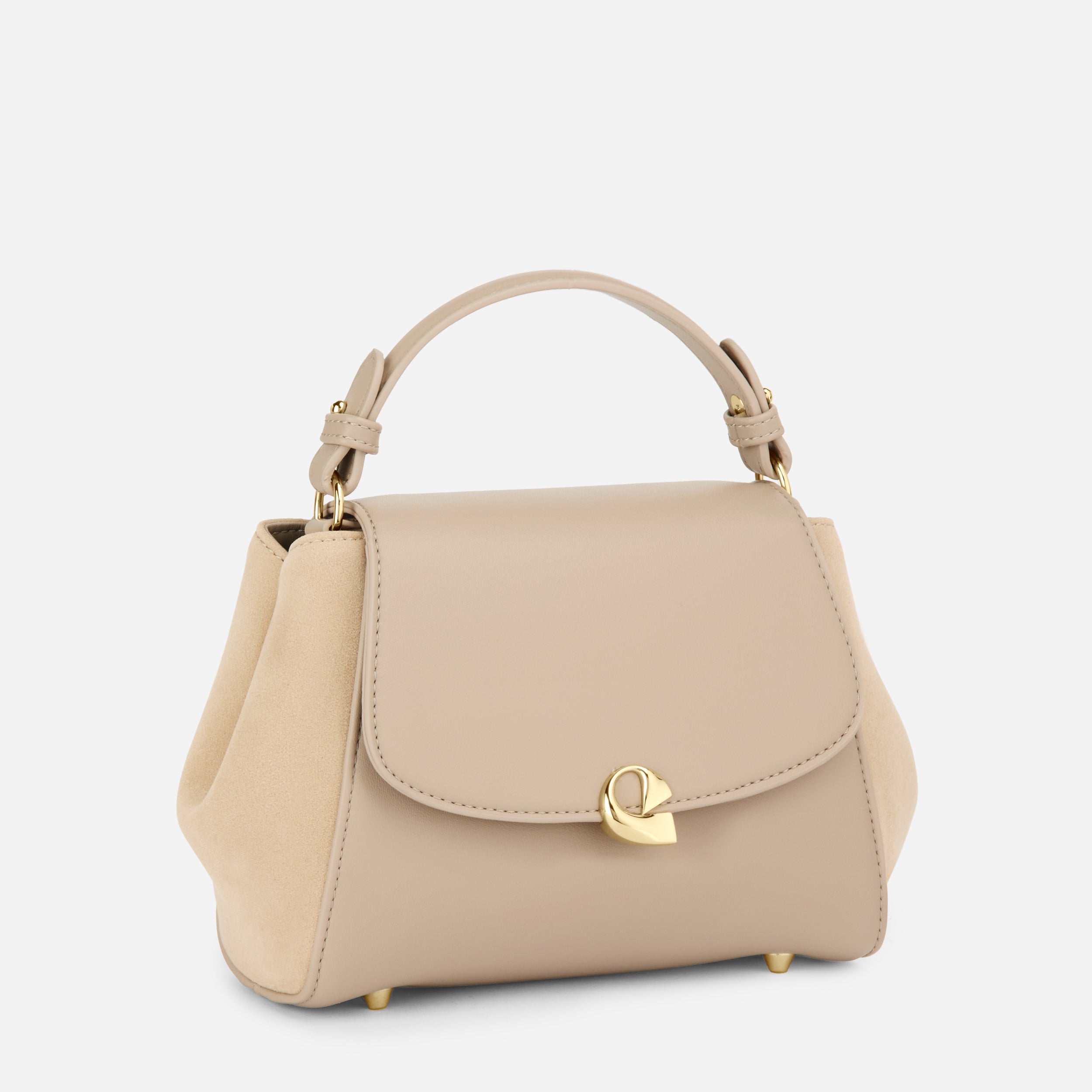 Sac Aura précieuse suede sable