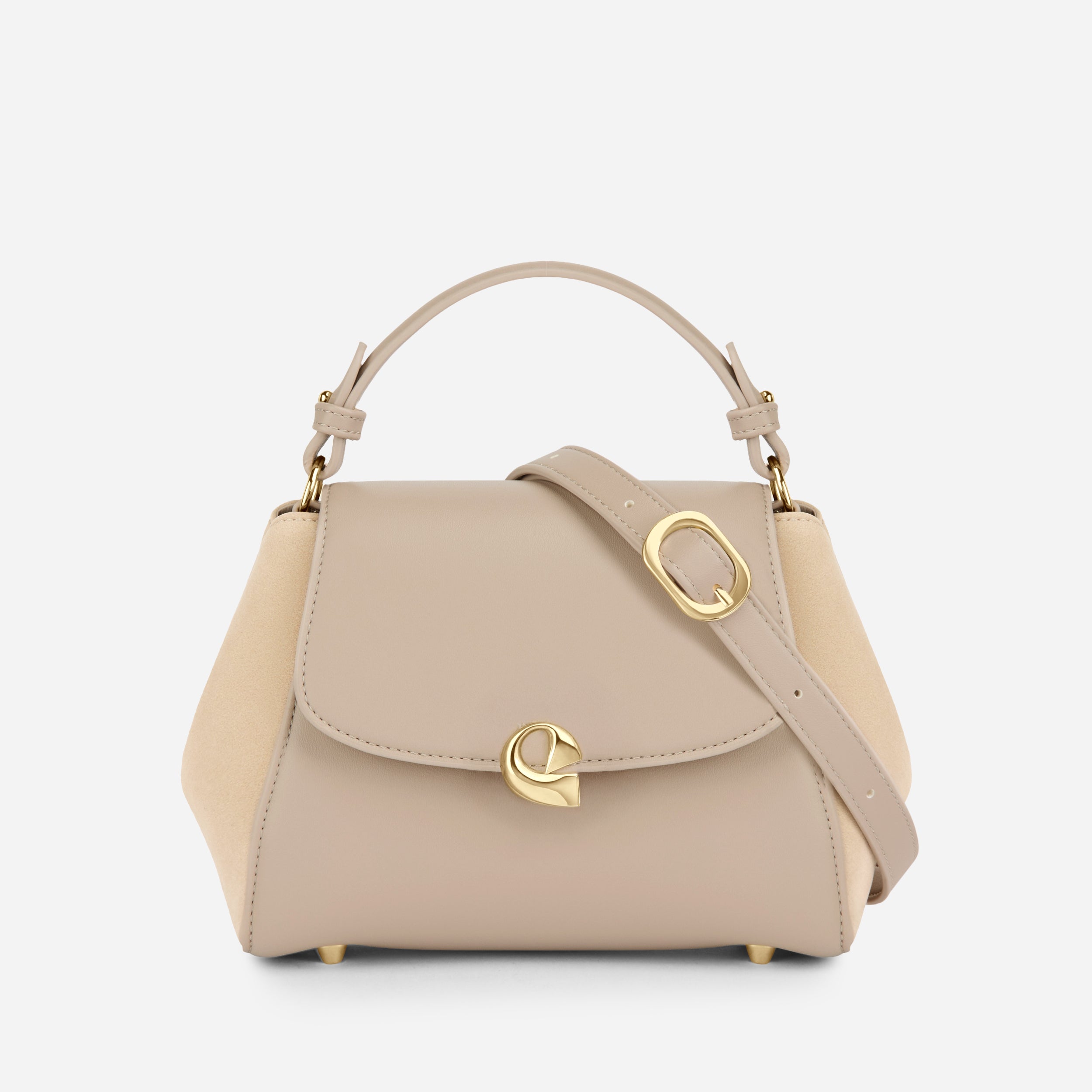 Sac Aura précieuse suede sable