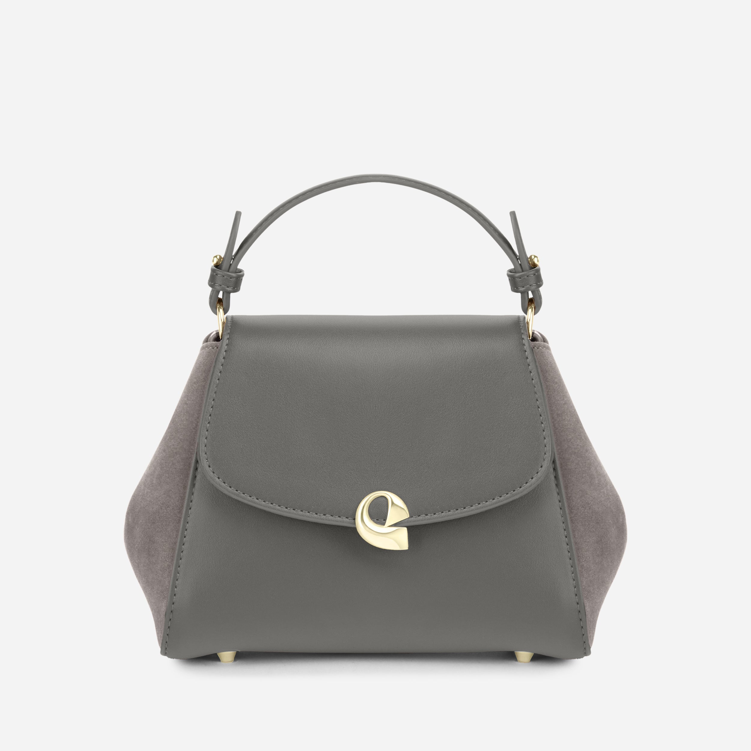 Sac Aura Précieuse - Suede gris graphite