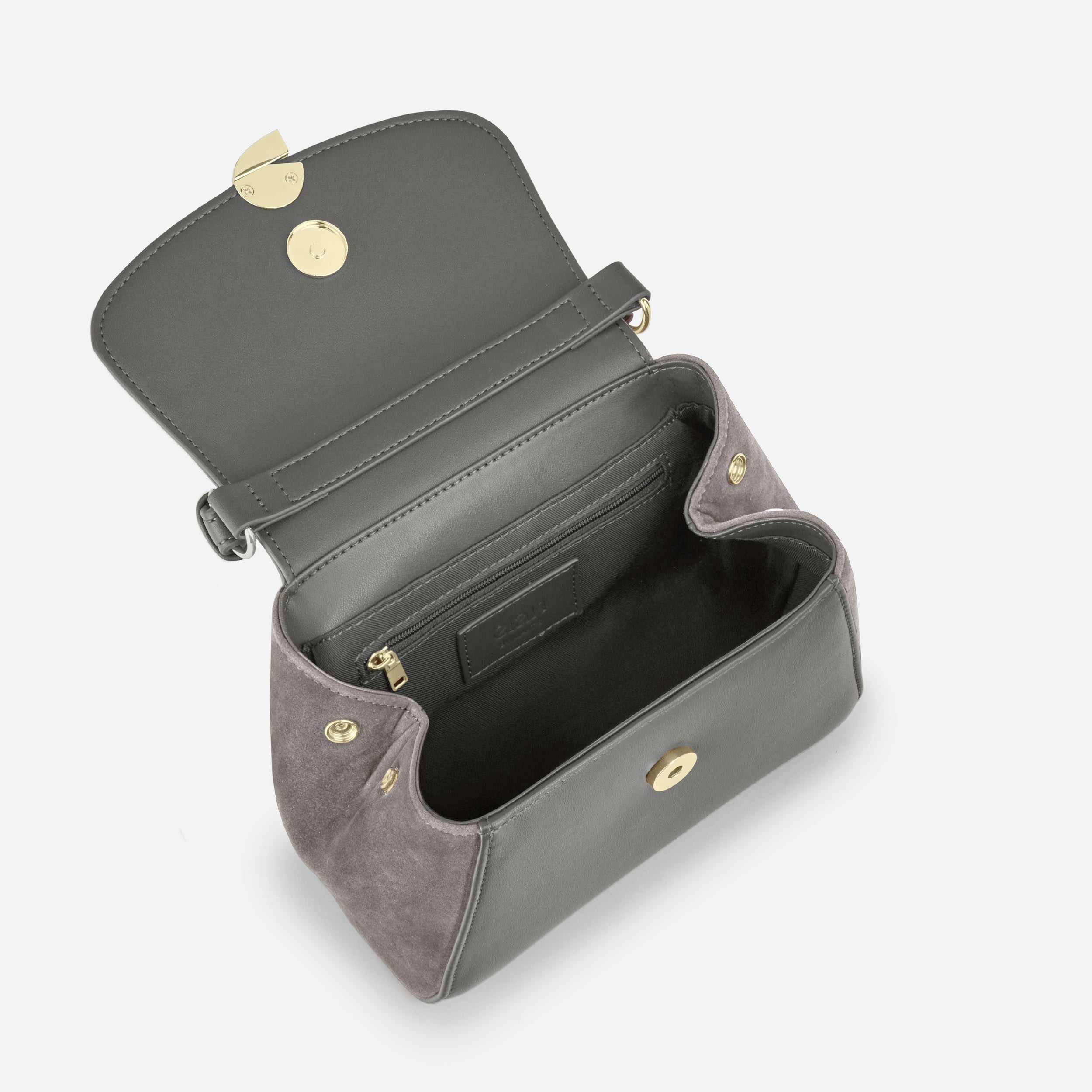 Sac Aura Précieuse - Suede gris graphite