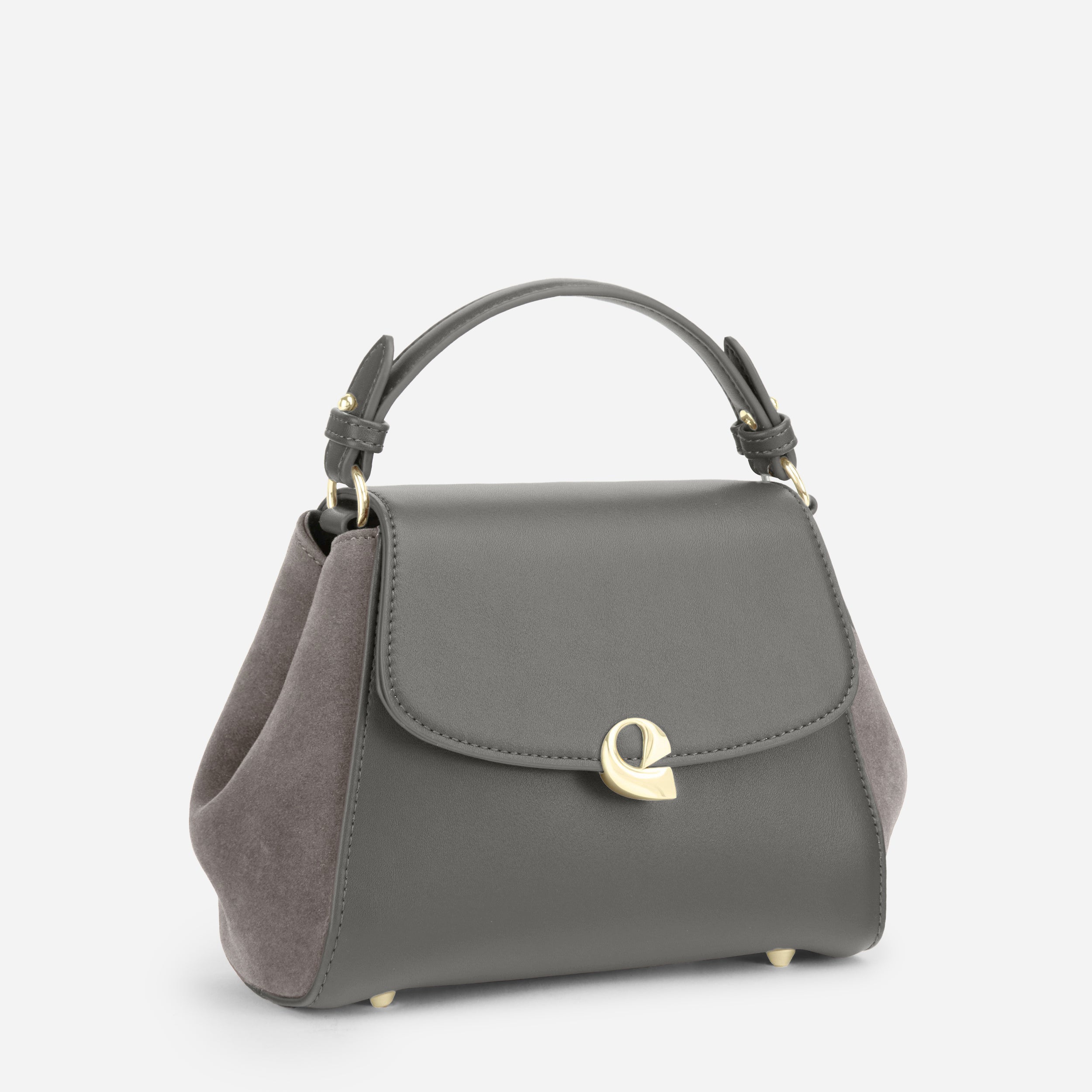 Sac Aura Précieuse - Suede gris graphite