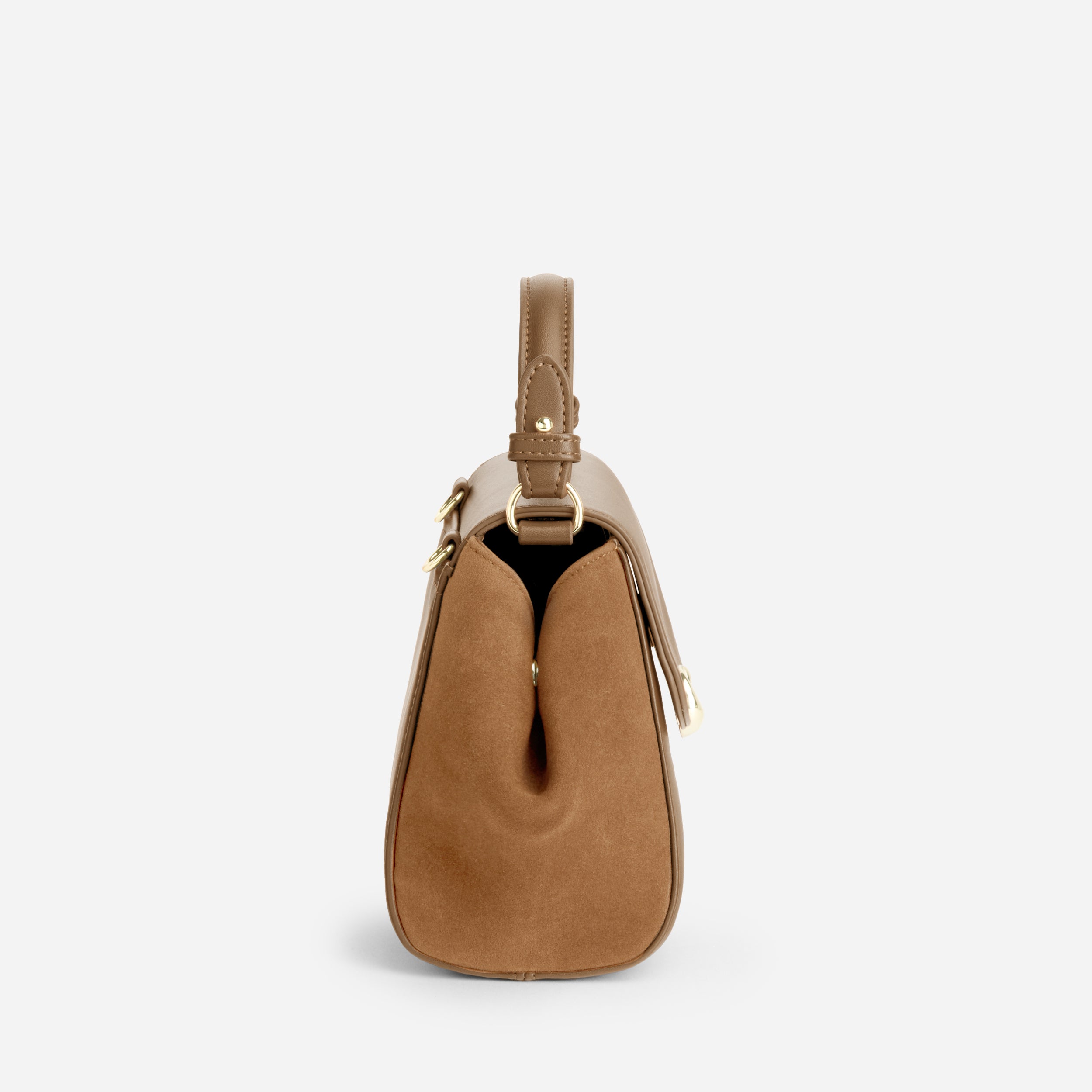 Sac Aura Précieuse - Suede camel