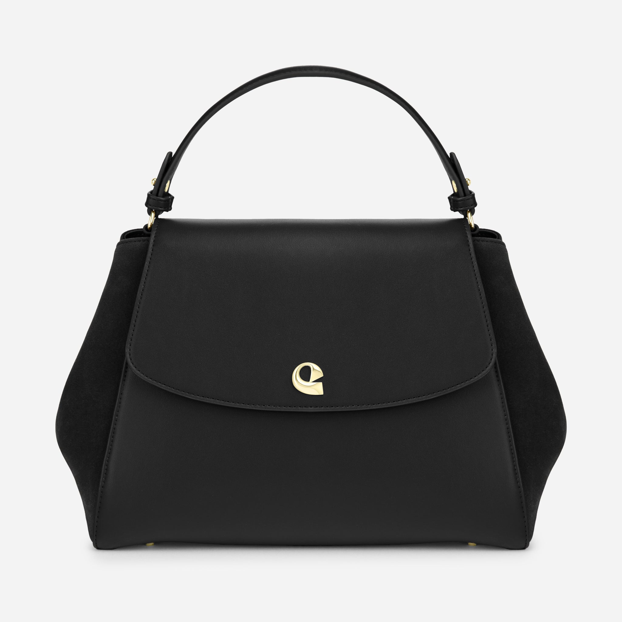 Sac Aura spacieuse suede noir