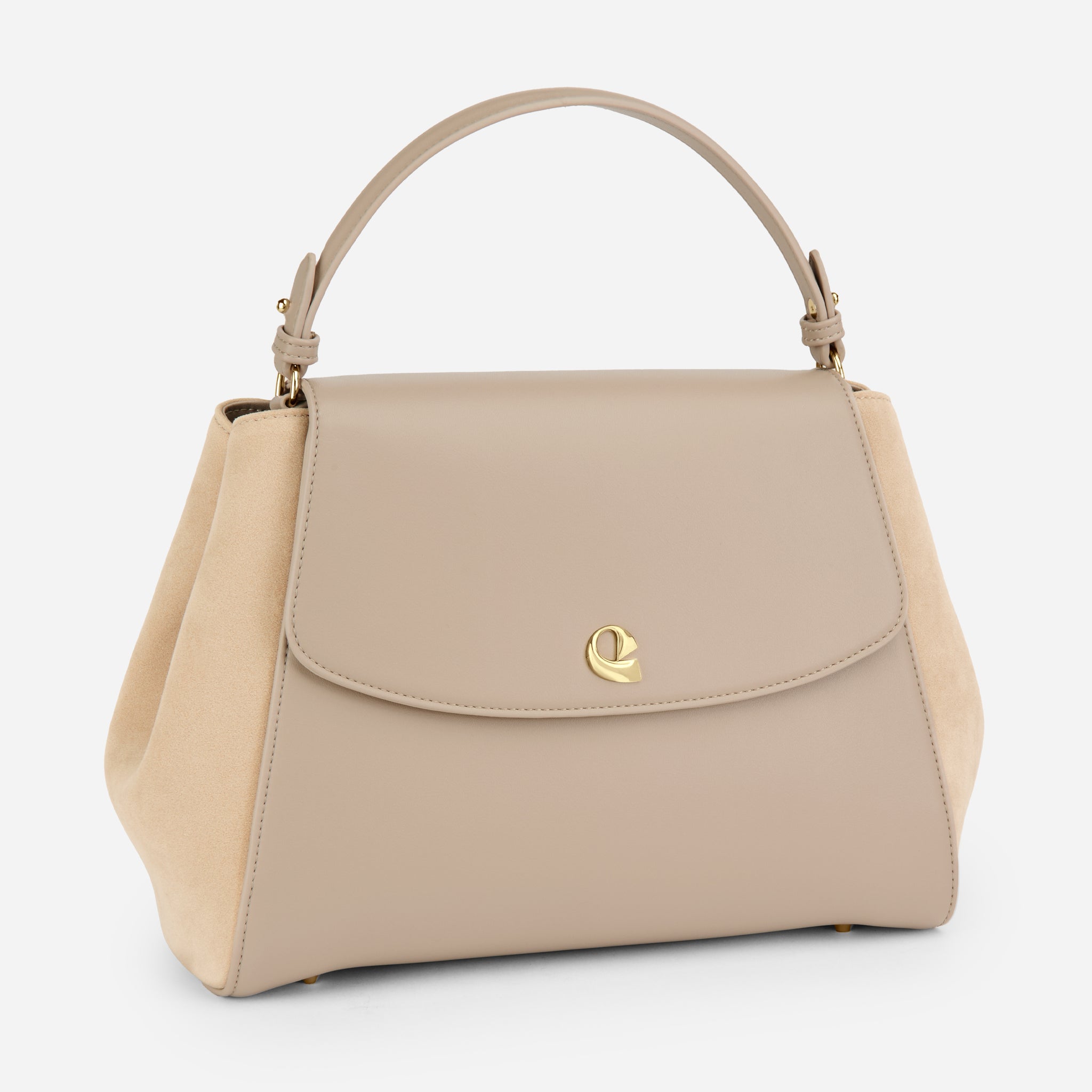 Sac Aura spacieuse suede sable