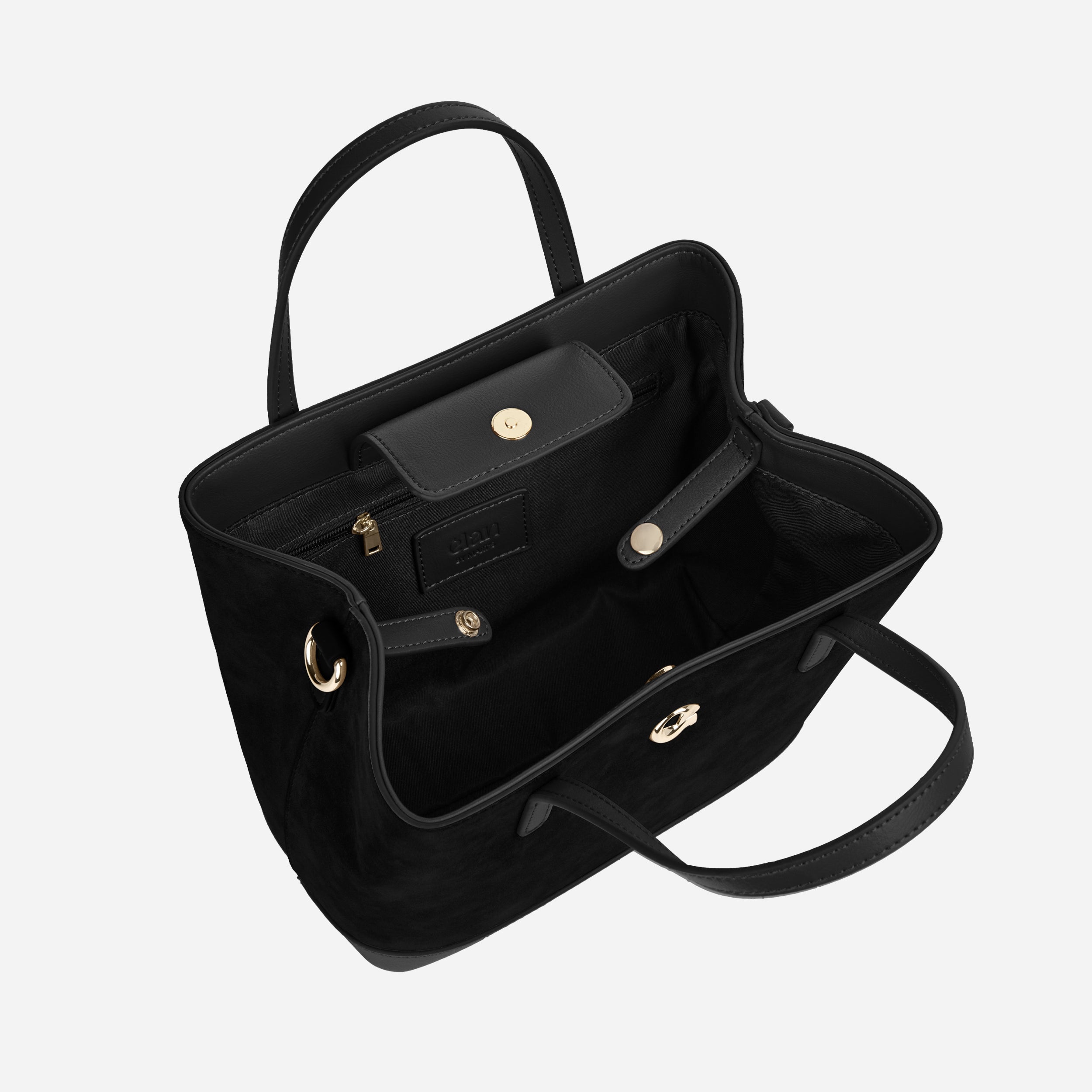 Sac Céleste mini Suede - noir