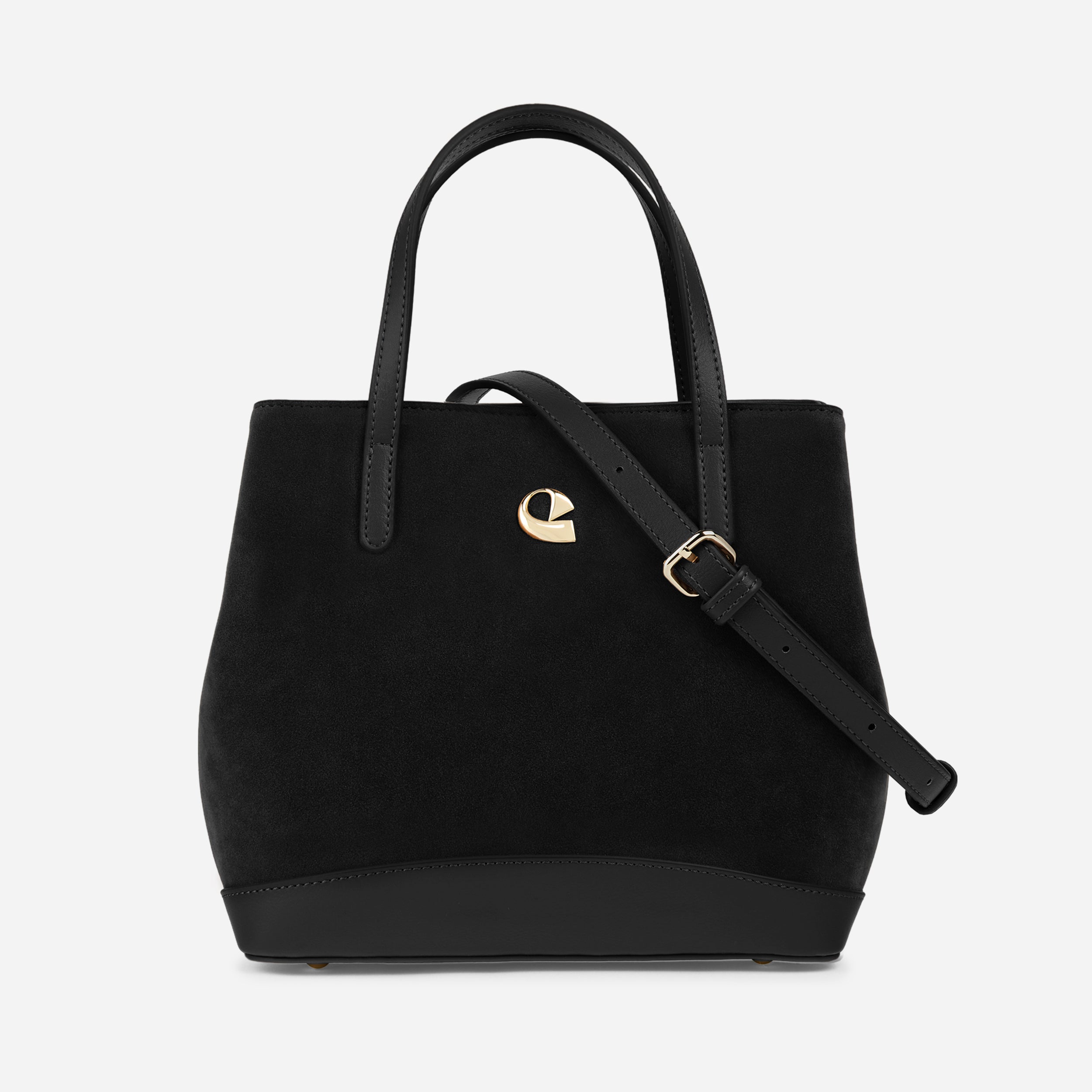 Sac Céleste mini Suede - noir