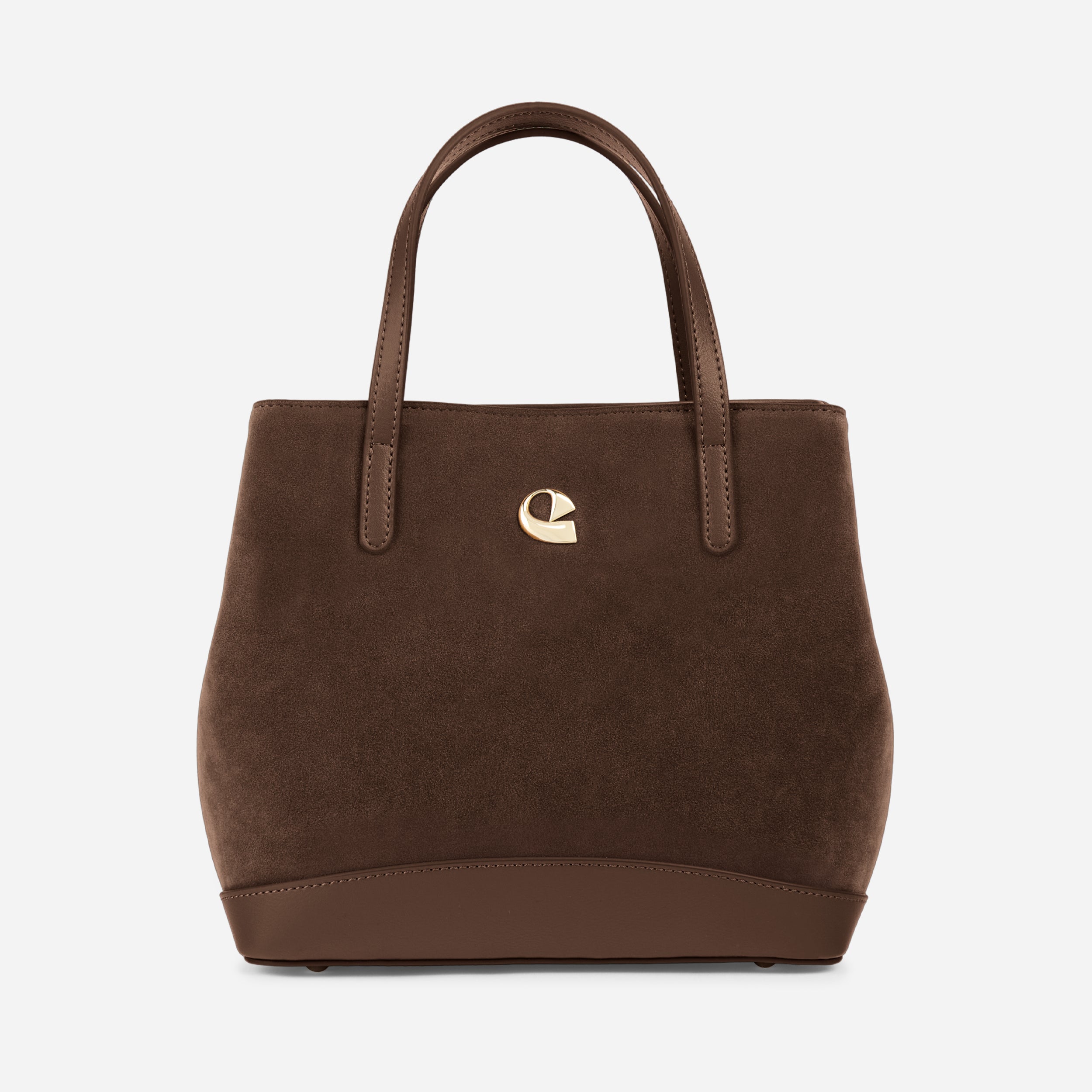 Sac Céleste mini Suede - chocolat