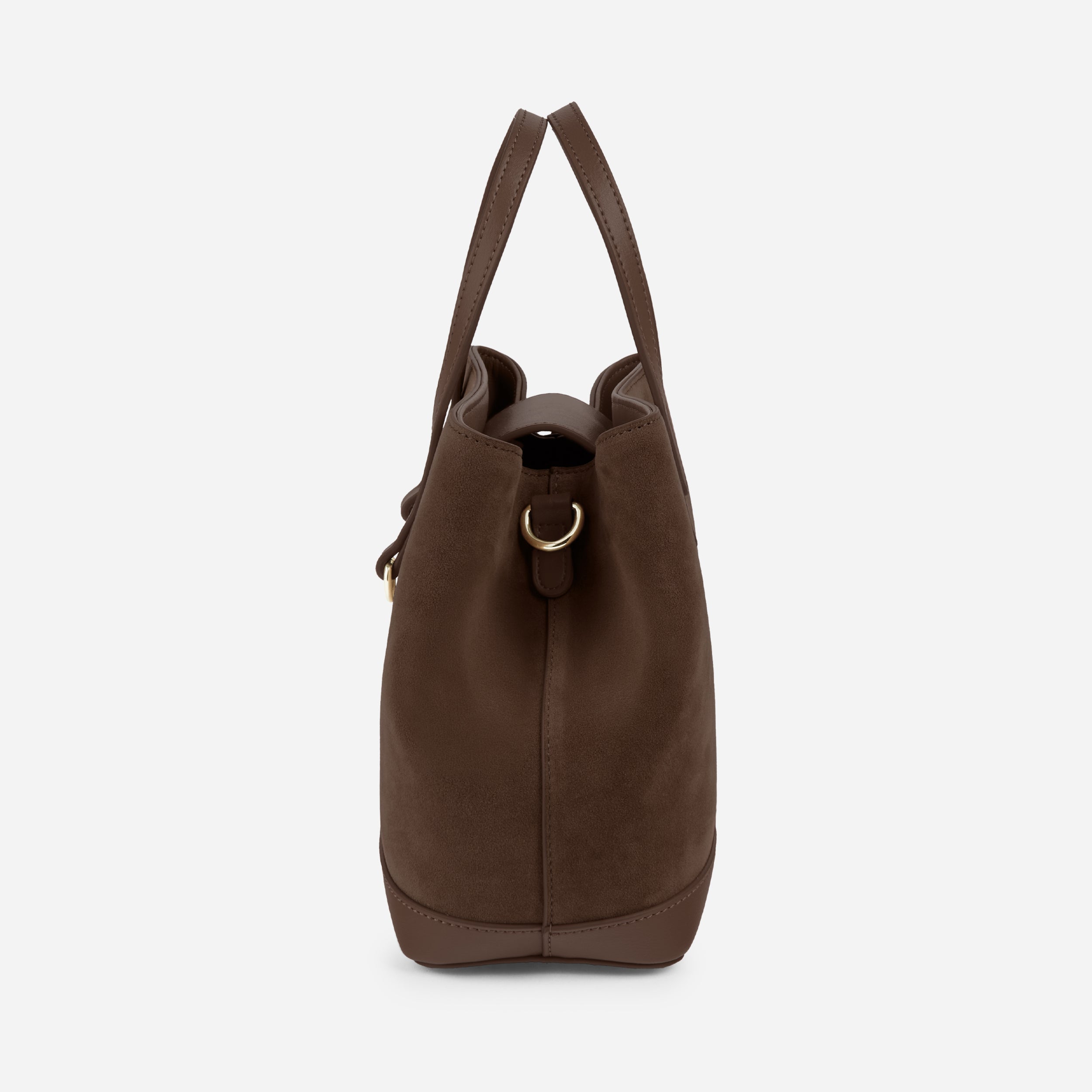 Sac Céleste mini Suede - chocolat