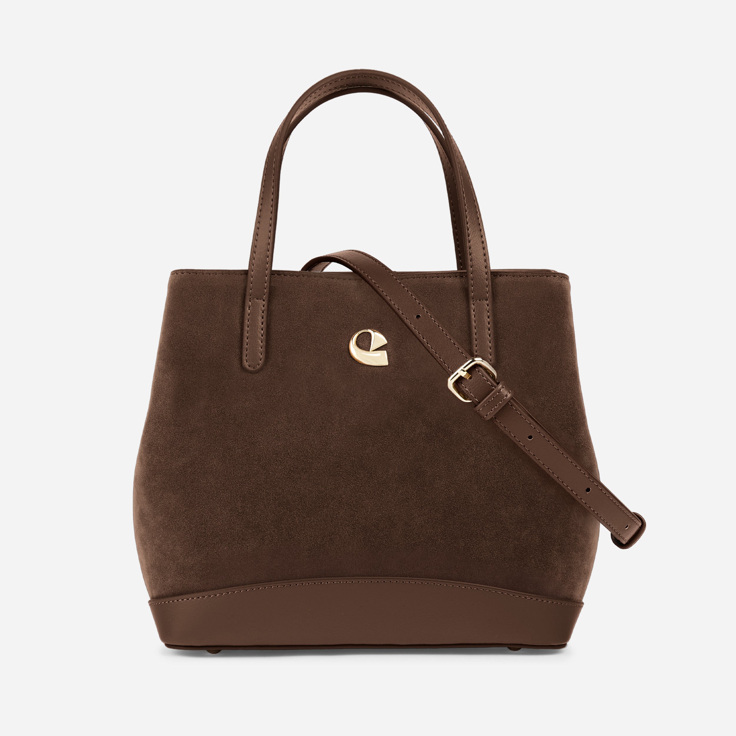 Sac Céleste mini Suede - chocolat