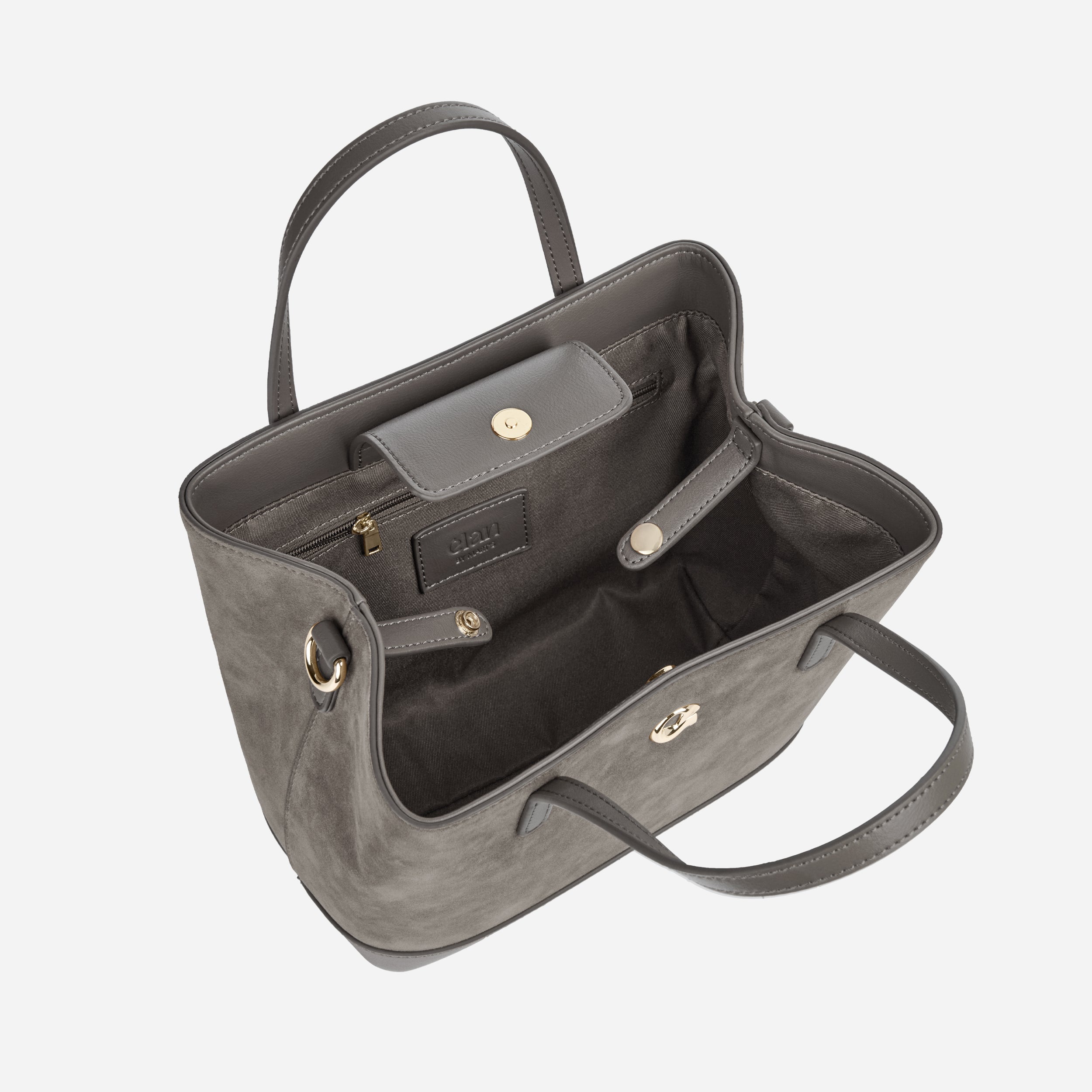 Sac Céleste mini Suede - gris graphite