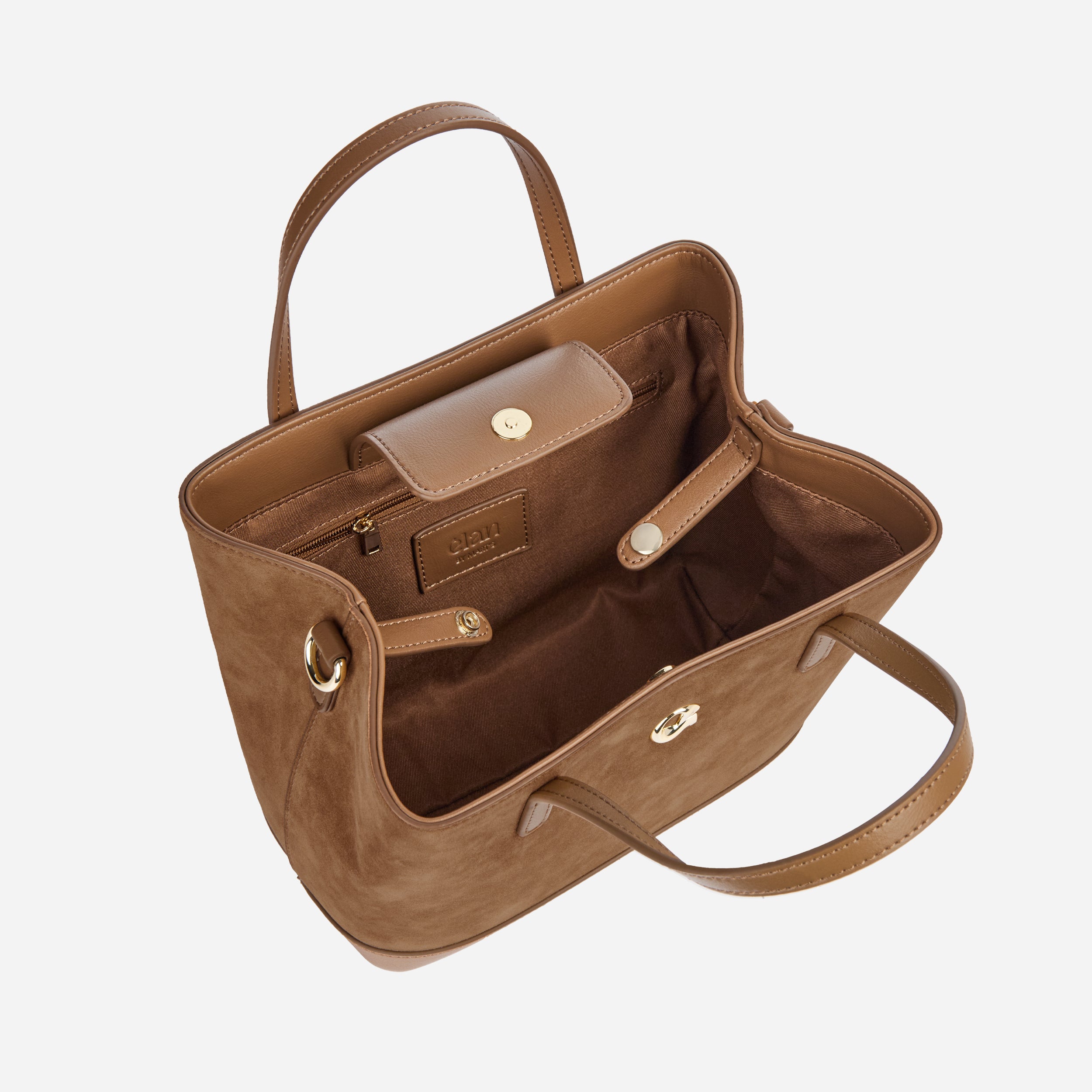 Sac Céleste mini Suede - camel