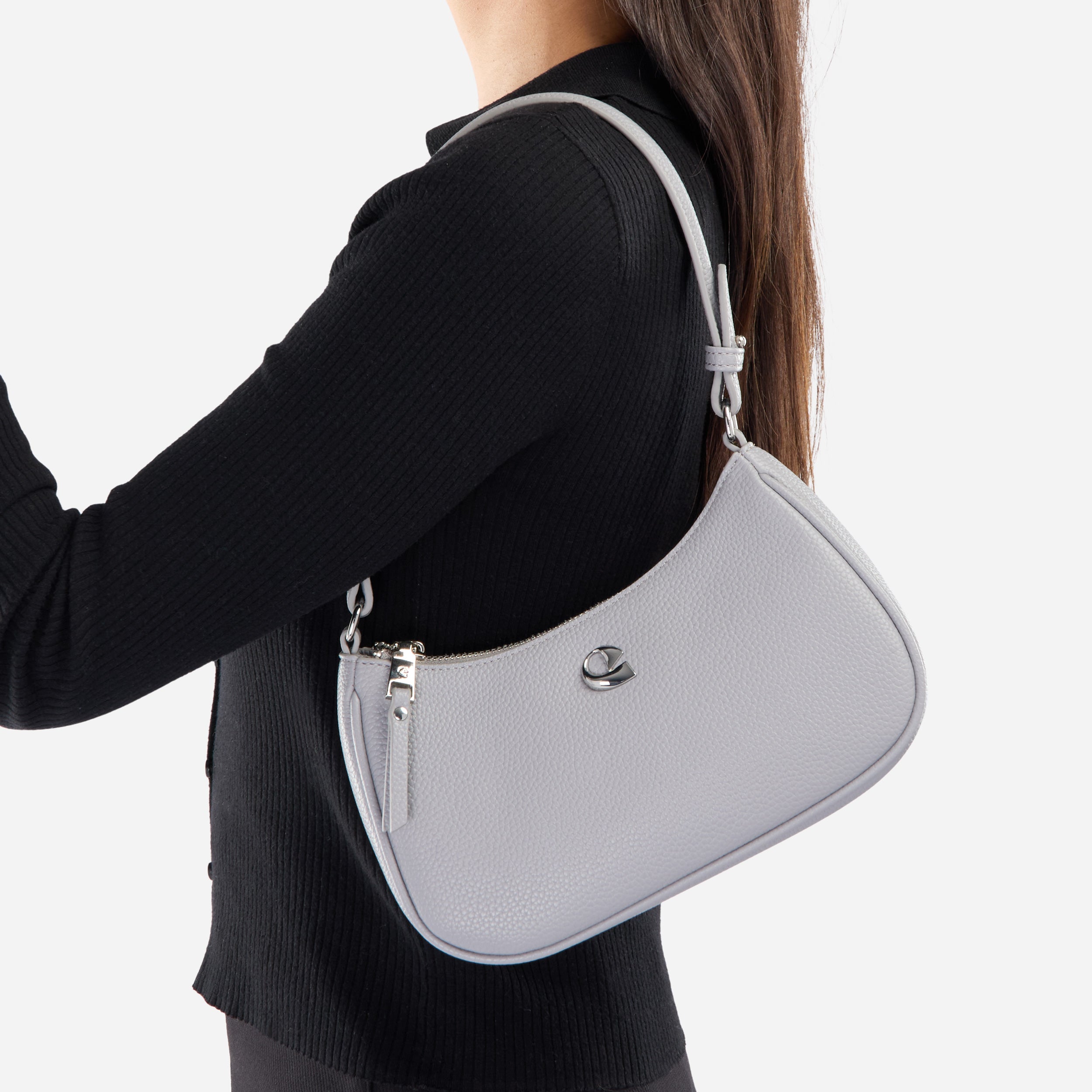 Sac Lune - gris perle