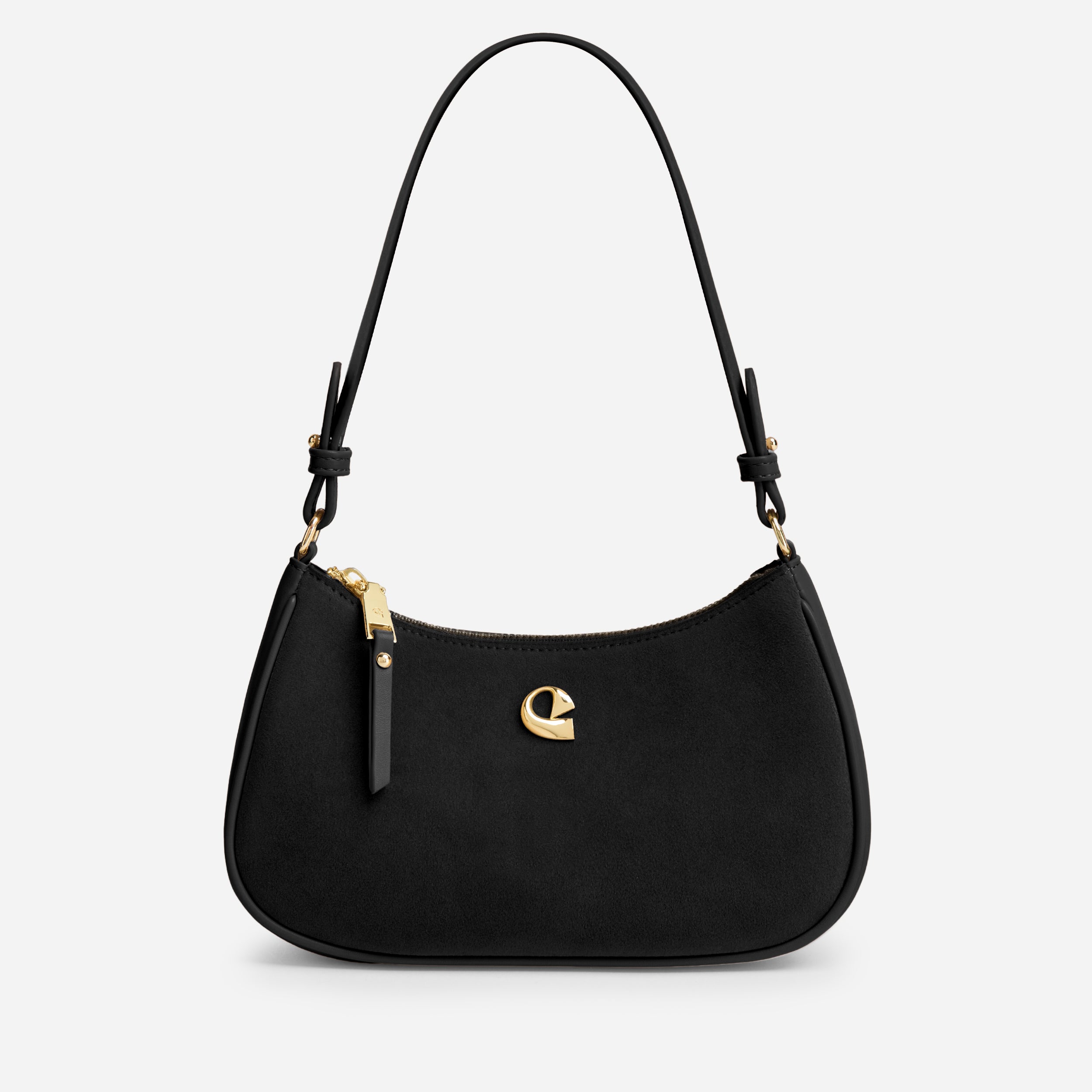 Sac Lune - suede noir