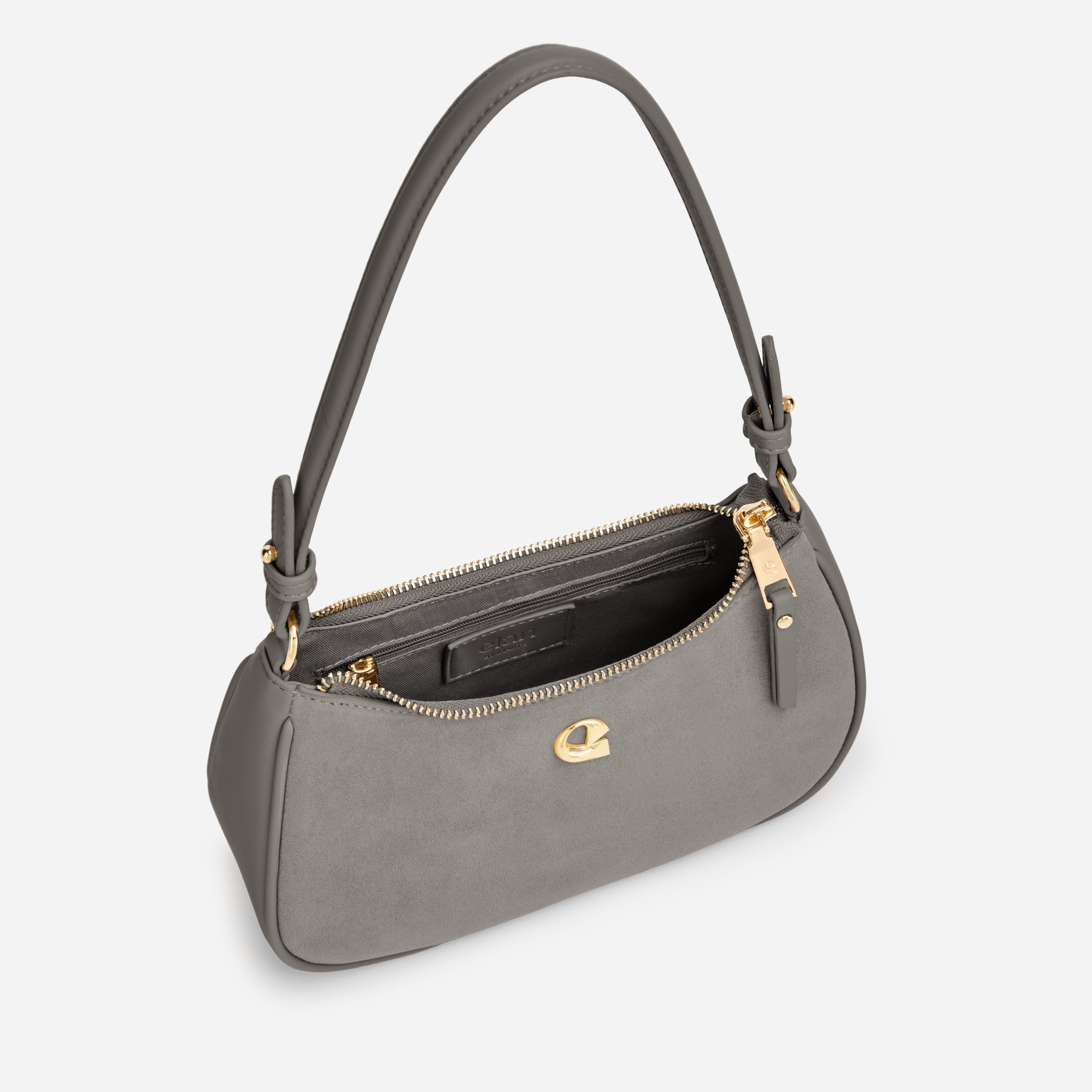 Sac Lune - suede gris graphite
