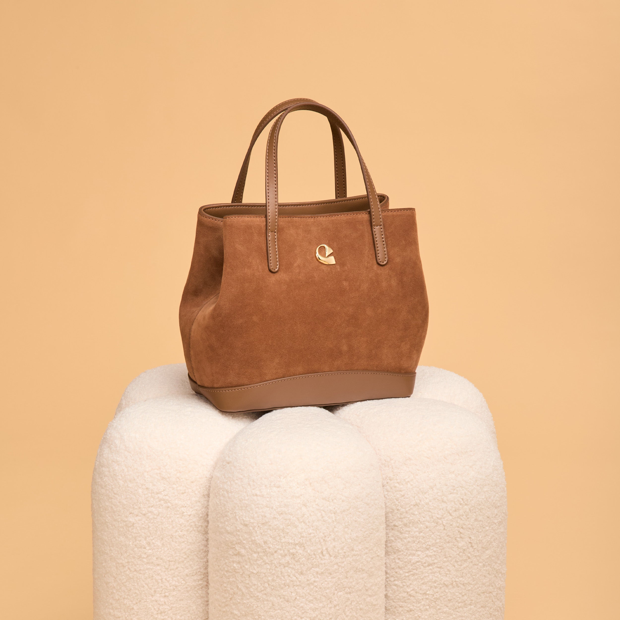Sac Céleste mini Suede - camel