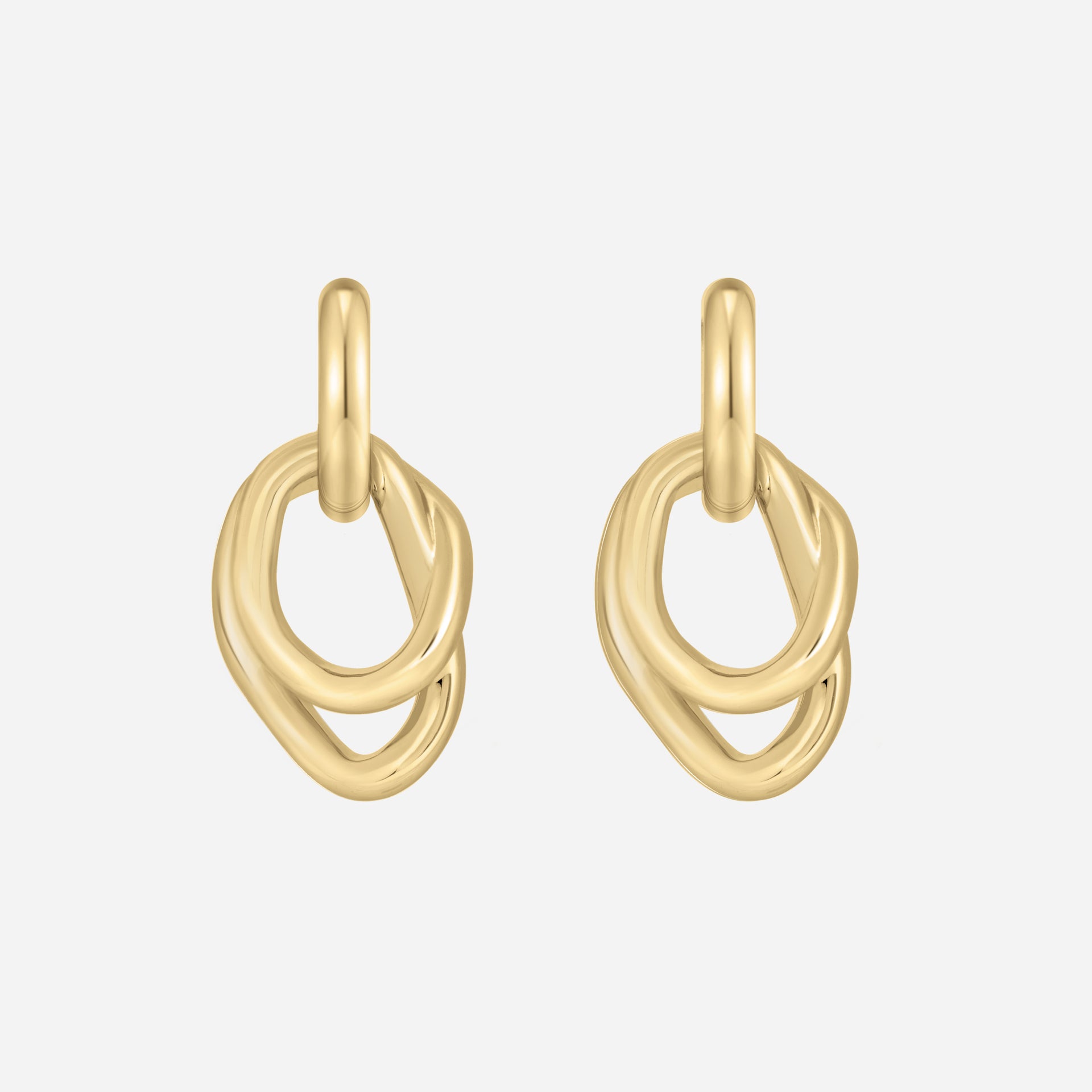 Paire de boucles Wavy