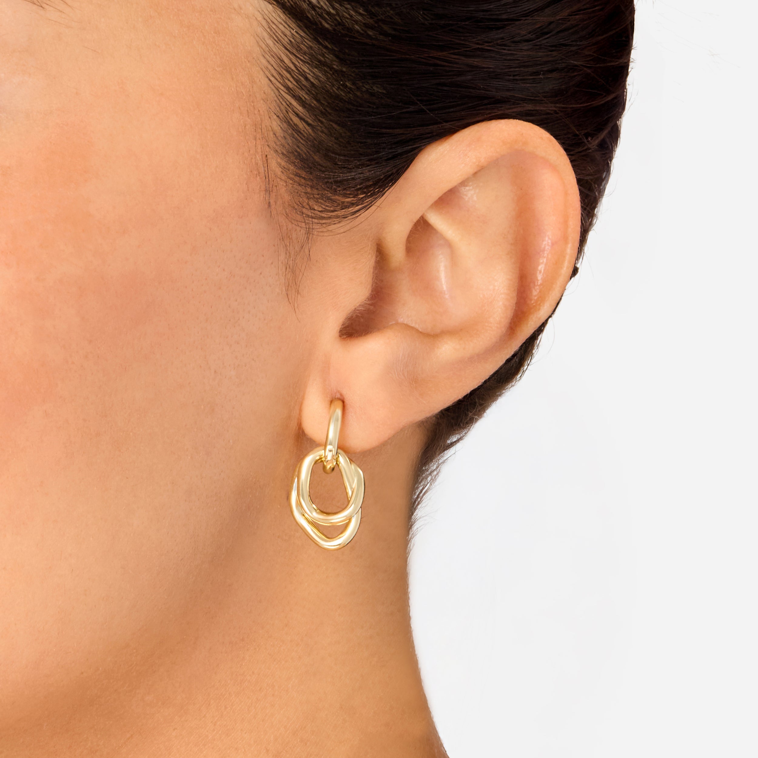 Paire de boucles Wavy