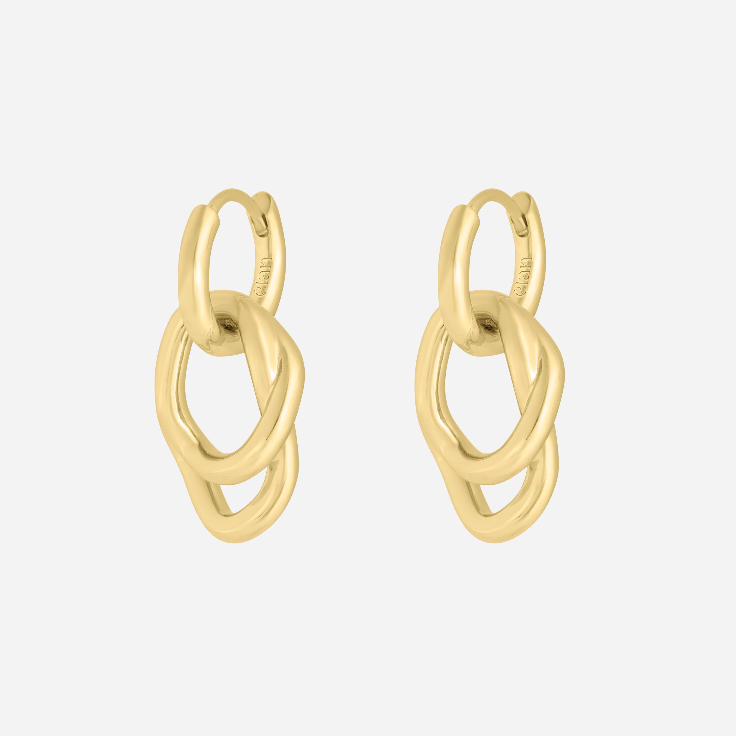 Paire de boucles Wavy