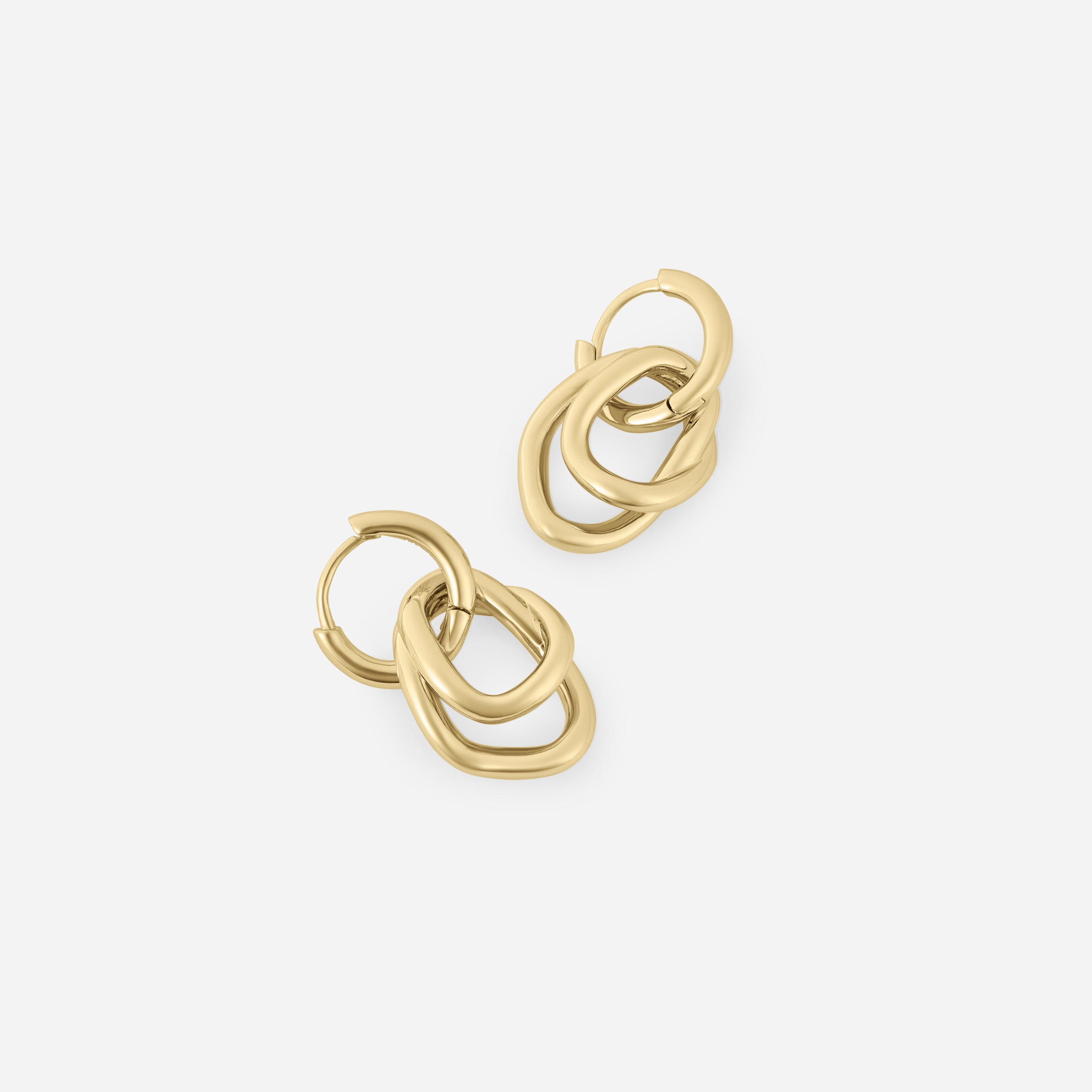 Paire de boucles Wavy