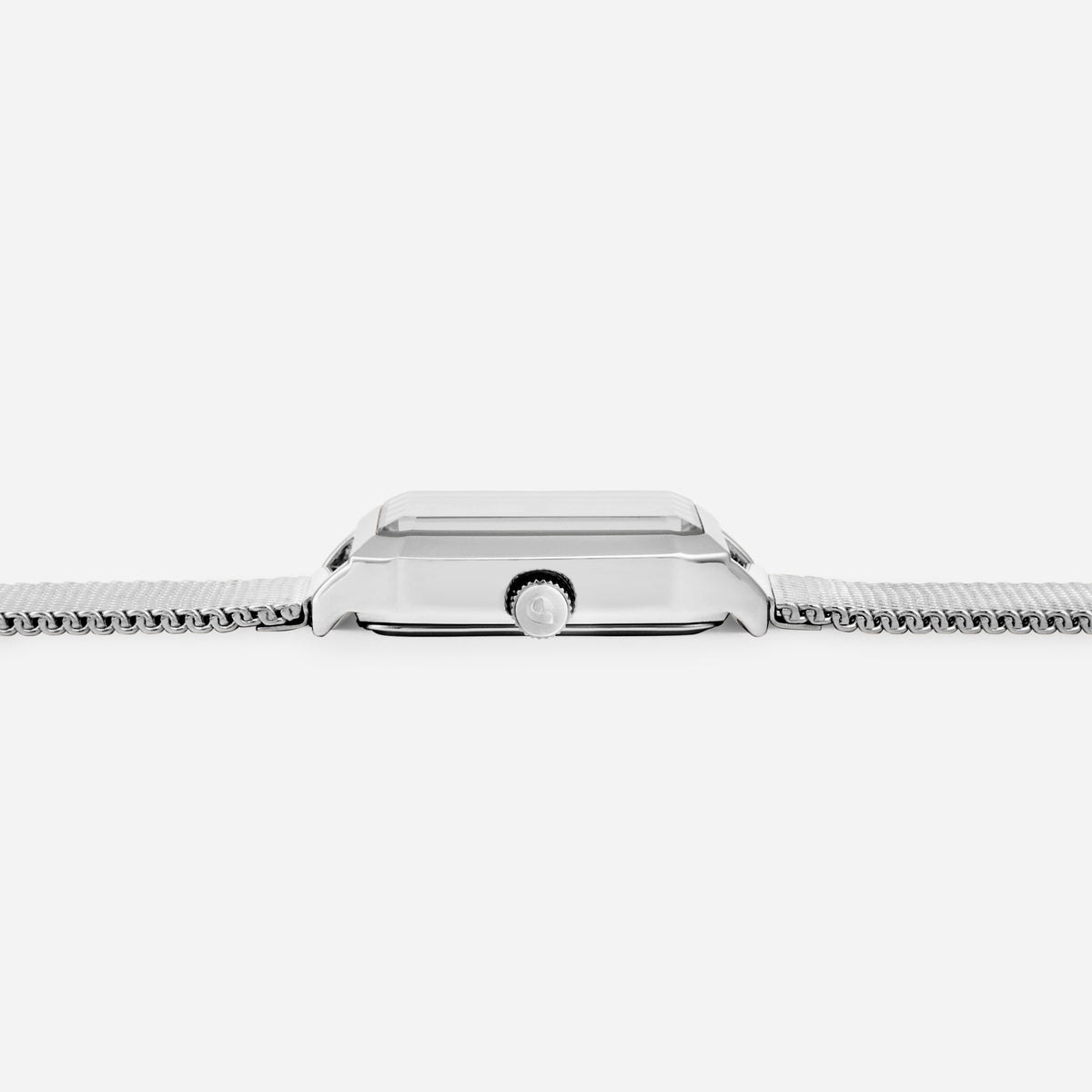 Montre Lune métallisée - argentée