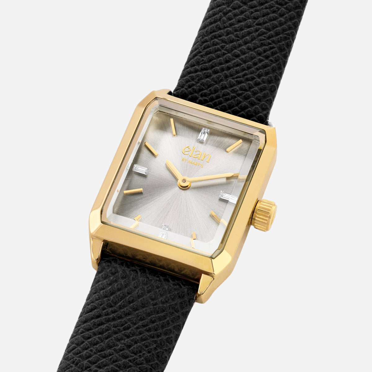 Montre Lune - noir/doré