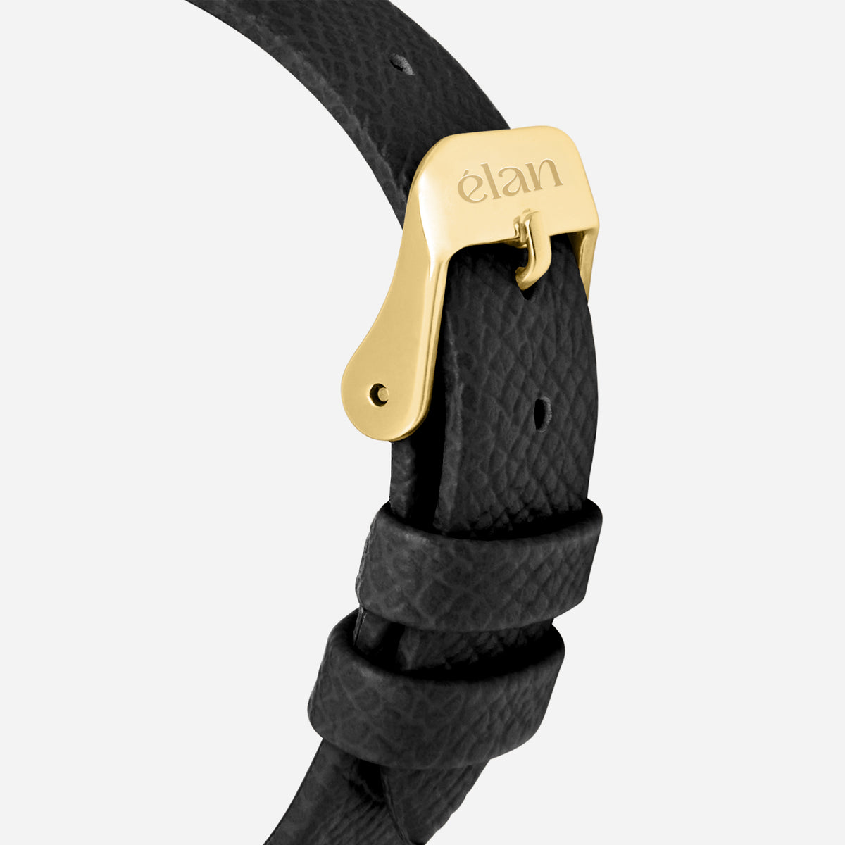 Montre Lune - noir/doré