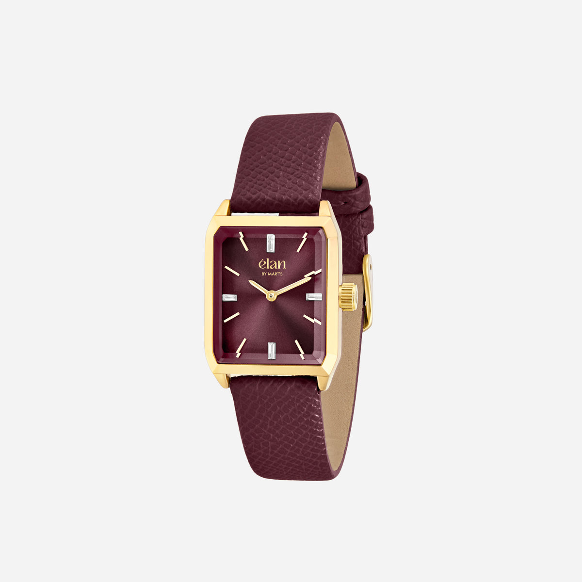 Montre Lune - burgundy