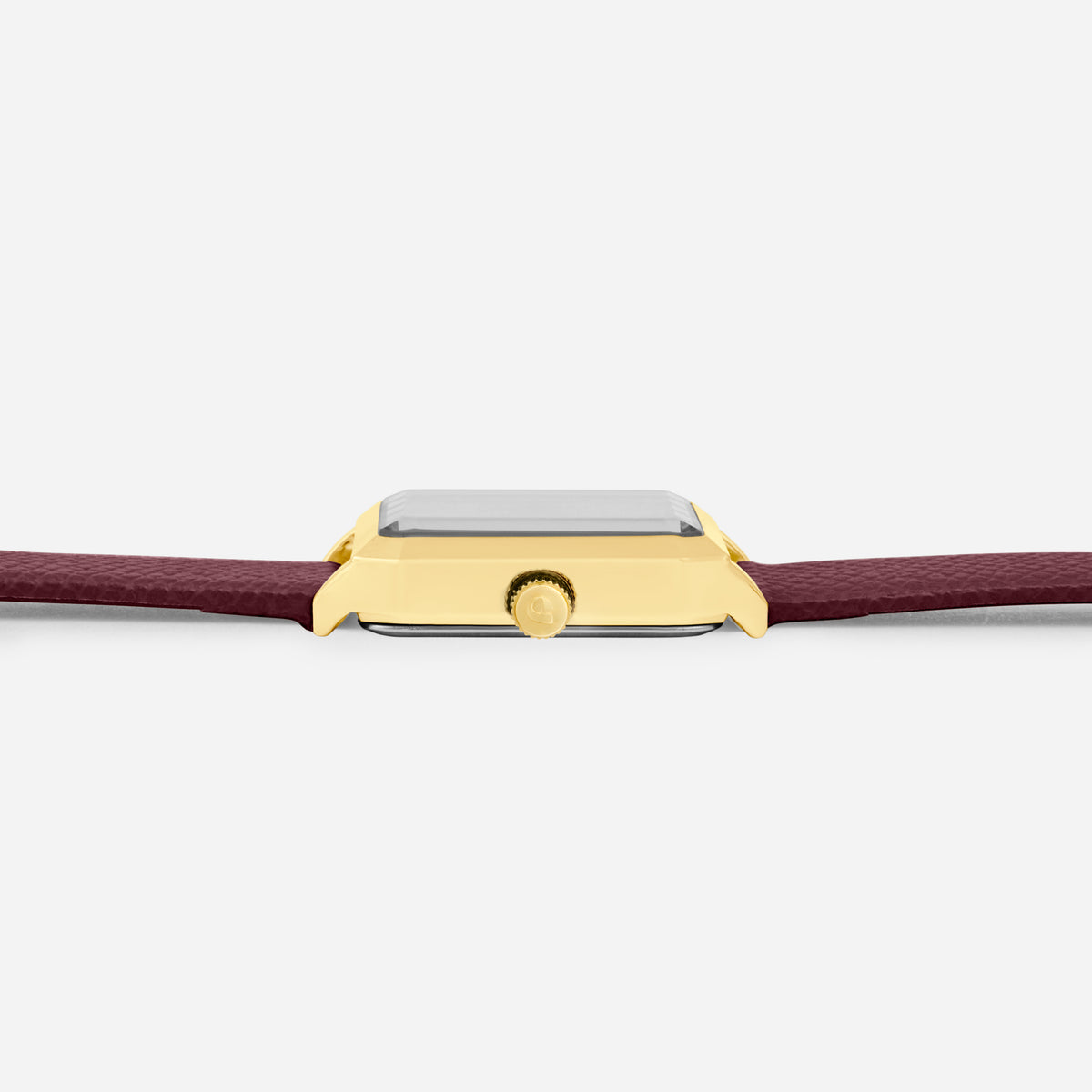 Montre Lune - burgundy