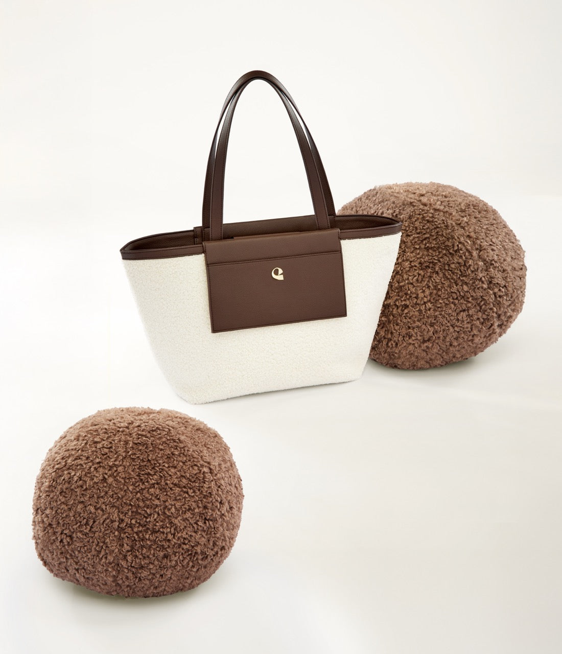 Sac Éclipse nuage ivoire & marron