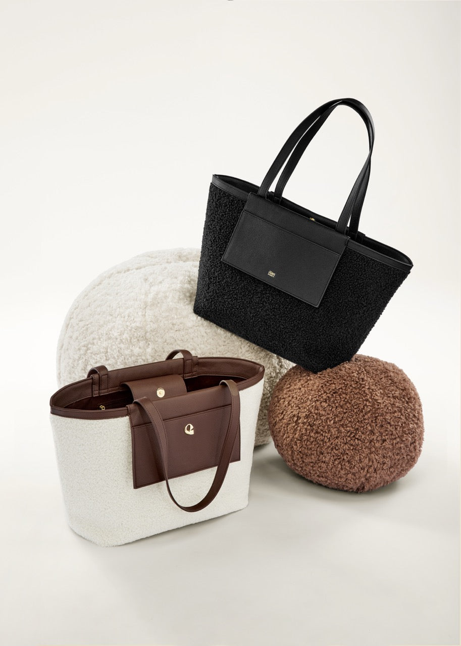 Sac Éclipse nuage ivoire & marron