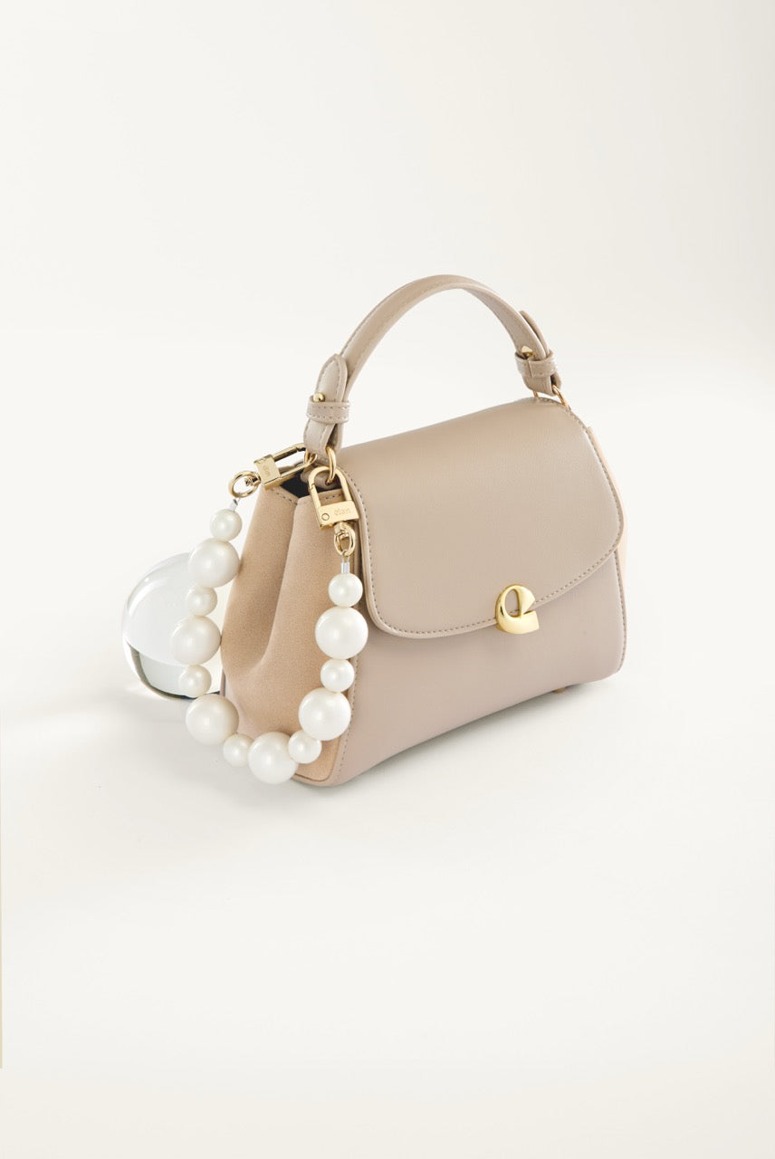 Sac Aura précieuse suede sable