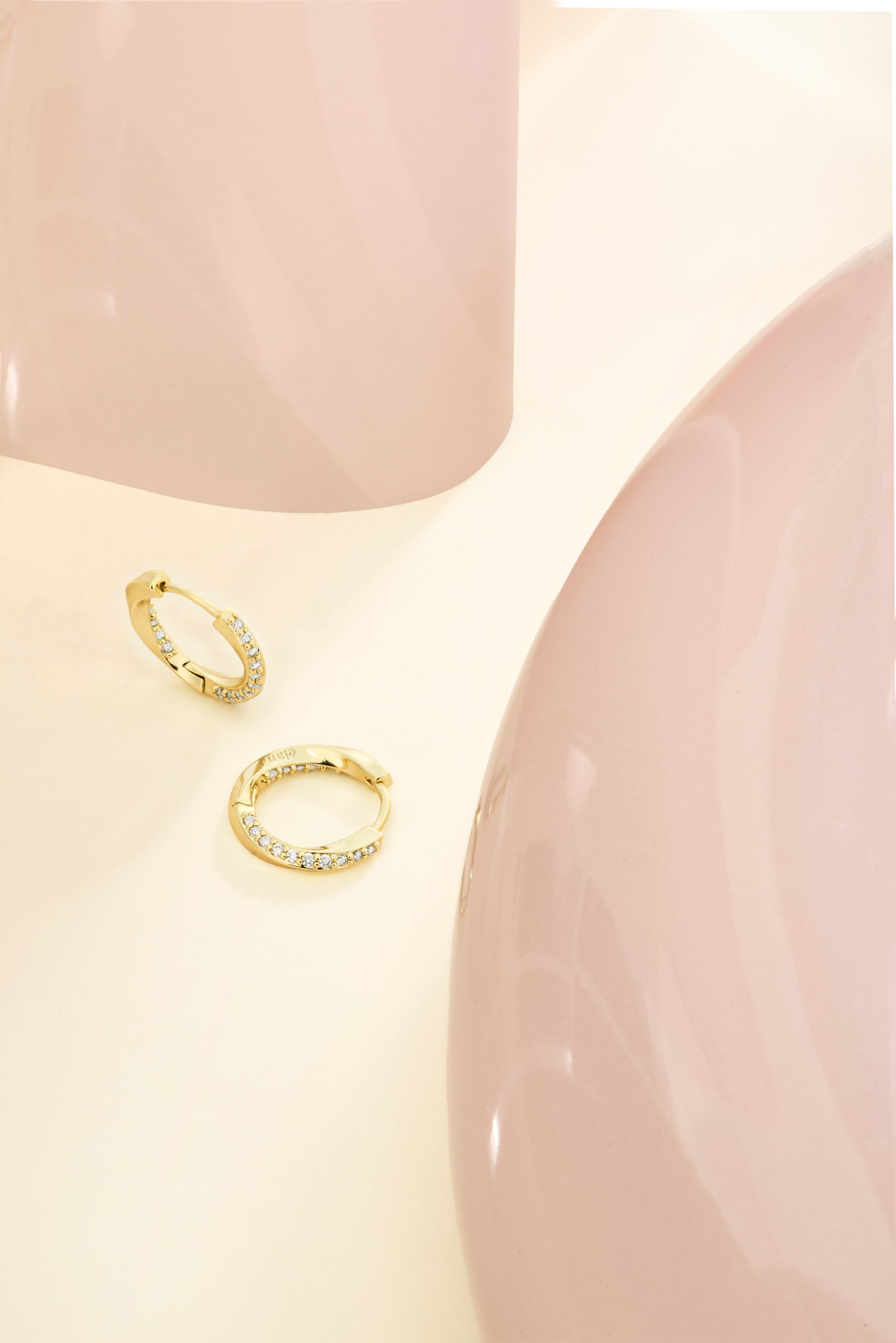 Paire de boucles Infini