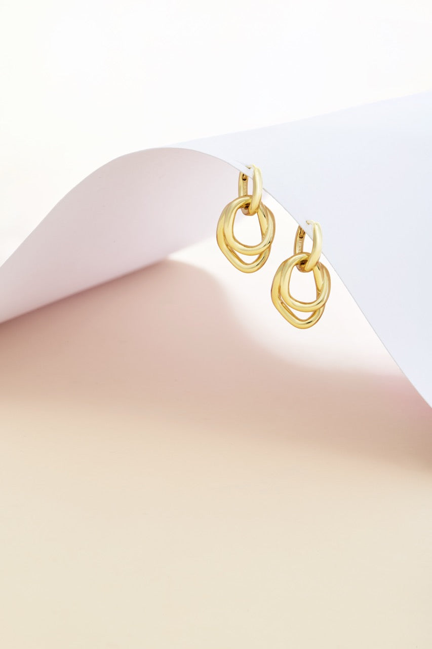 Paire de boucles Wavy