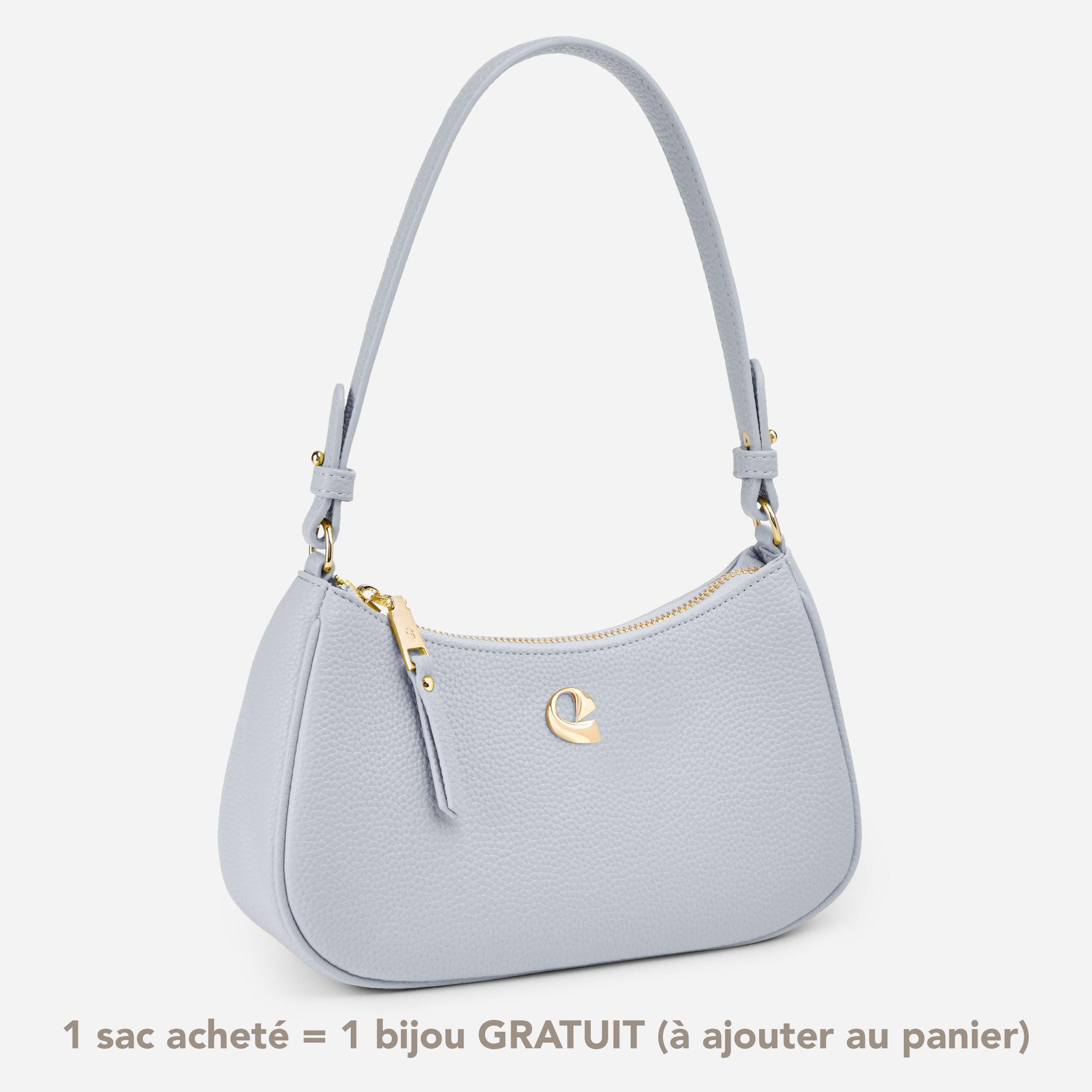 Sac Lune - bleu gris