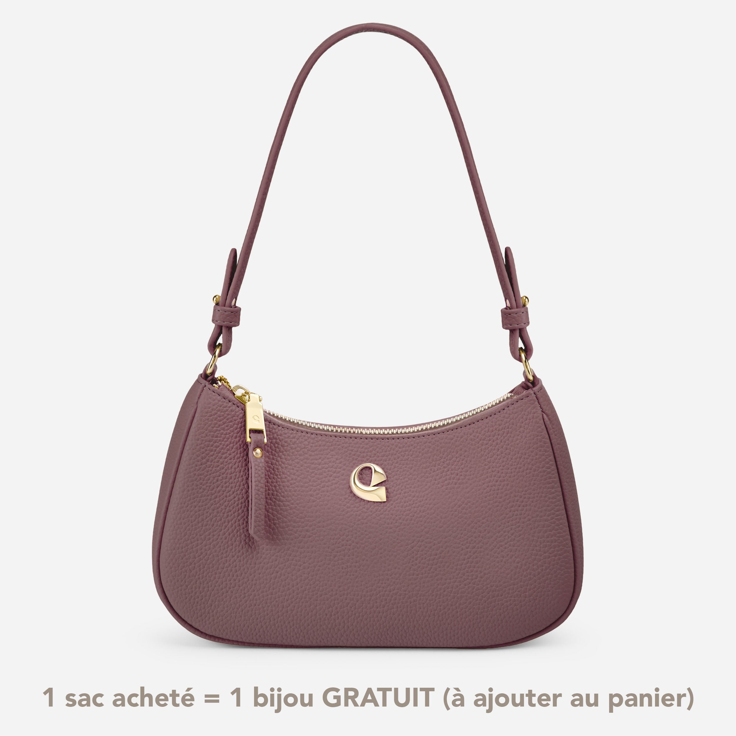 Sac Lune - vieux rose