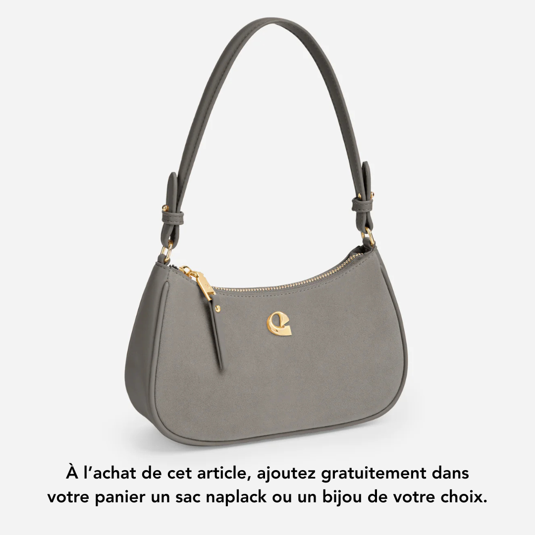 Sac Lune - suede gris graphite